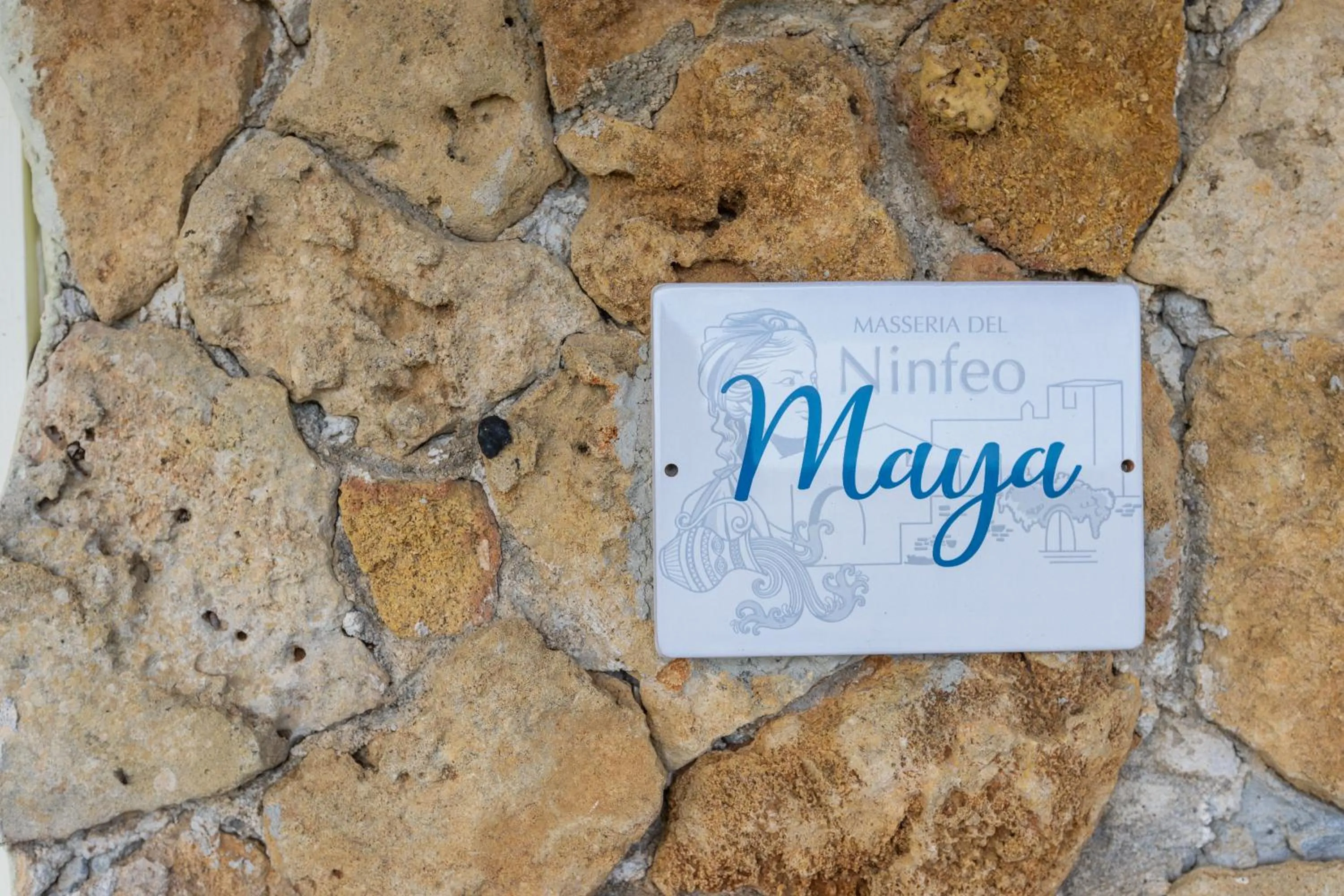 Decorative detail in Masseria del Ninfeo