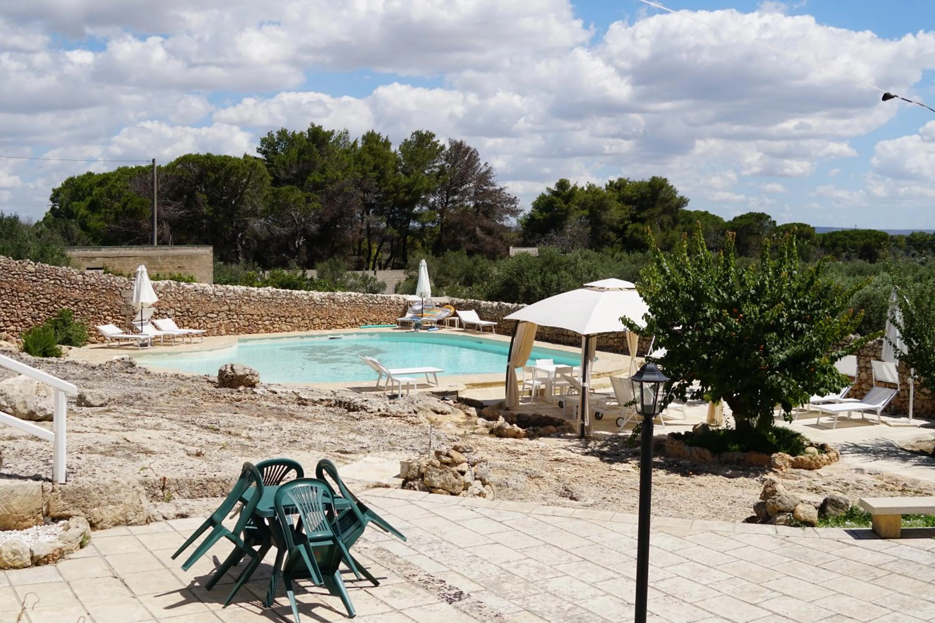 Garden view in Masseria del Ninfeo