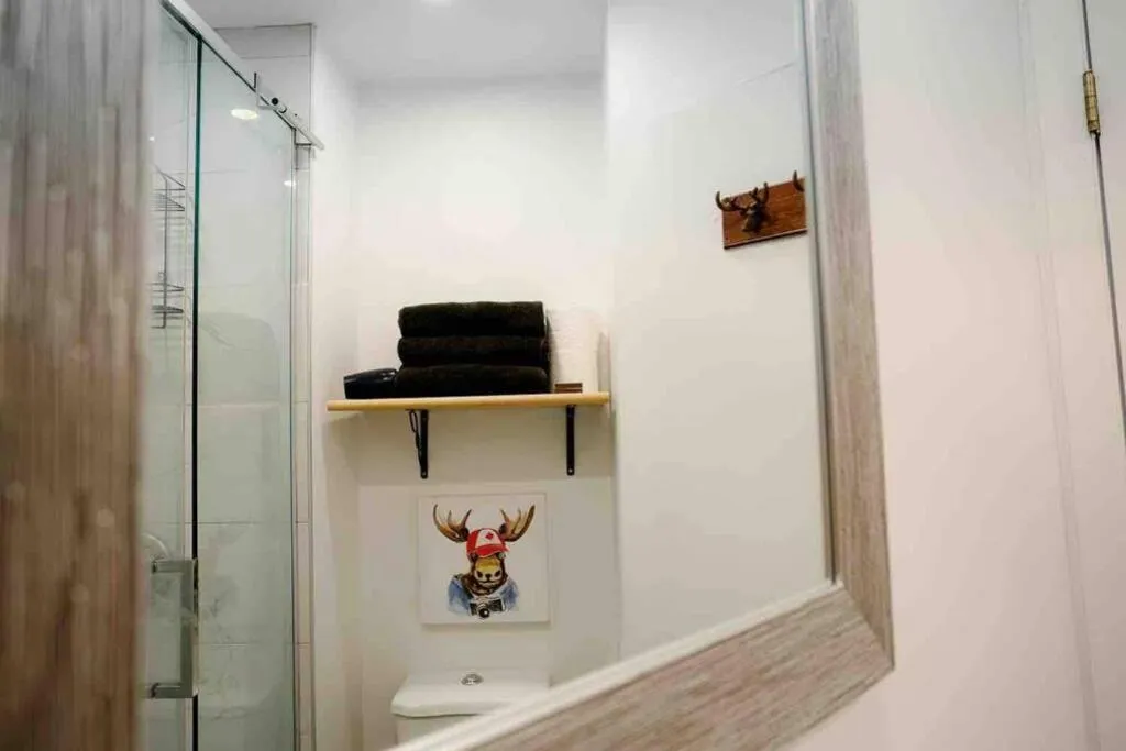 Bathroom in The MountainSide by Escapades Tremblant