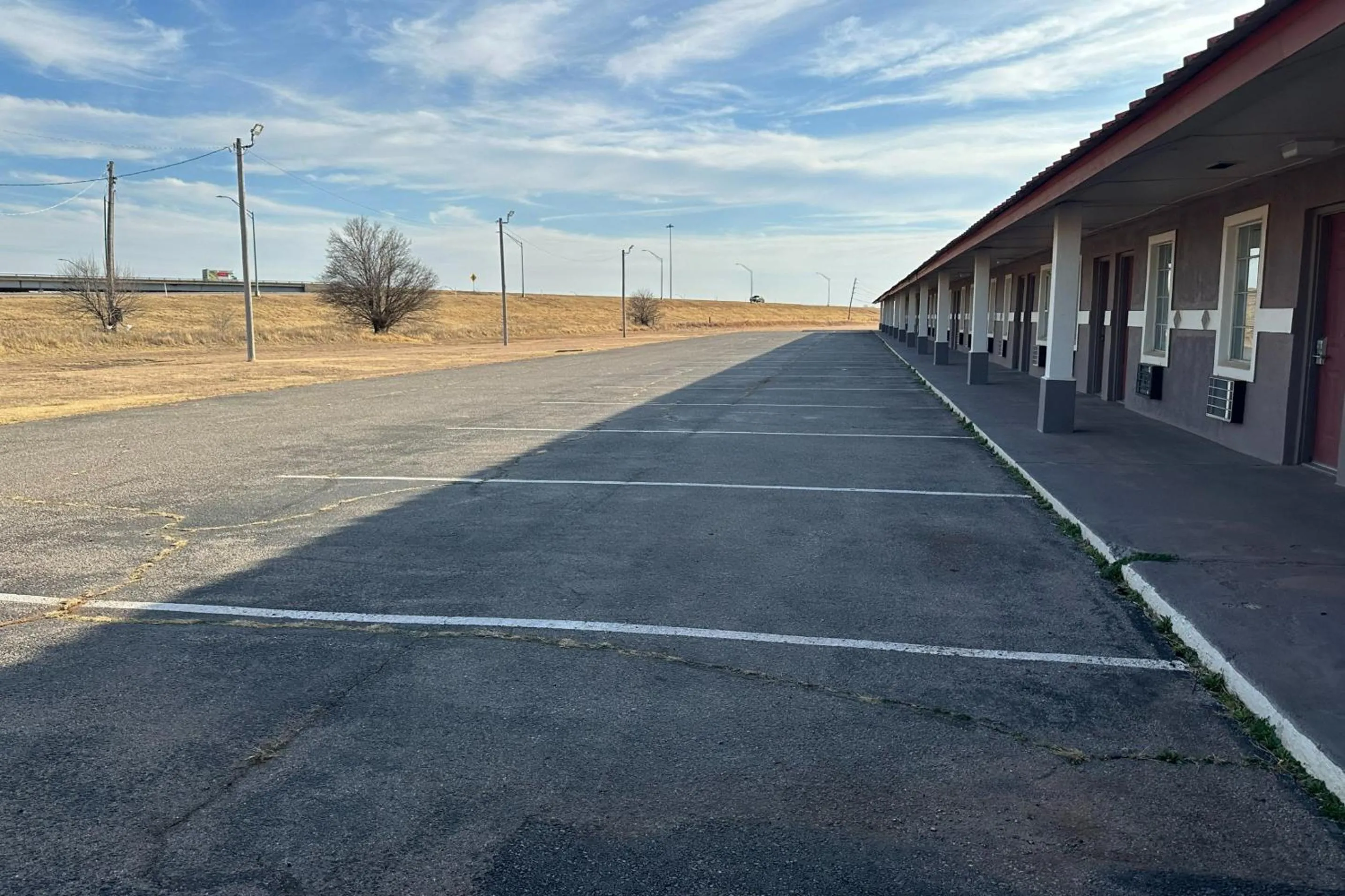 Parking in HiWay Inn Express Elk City Route 66
