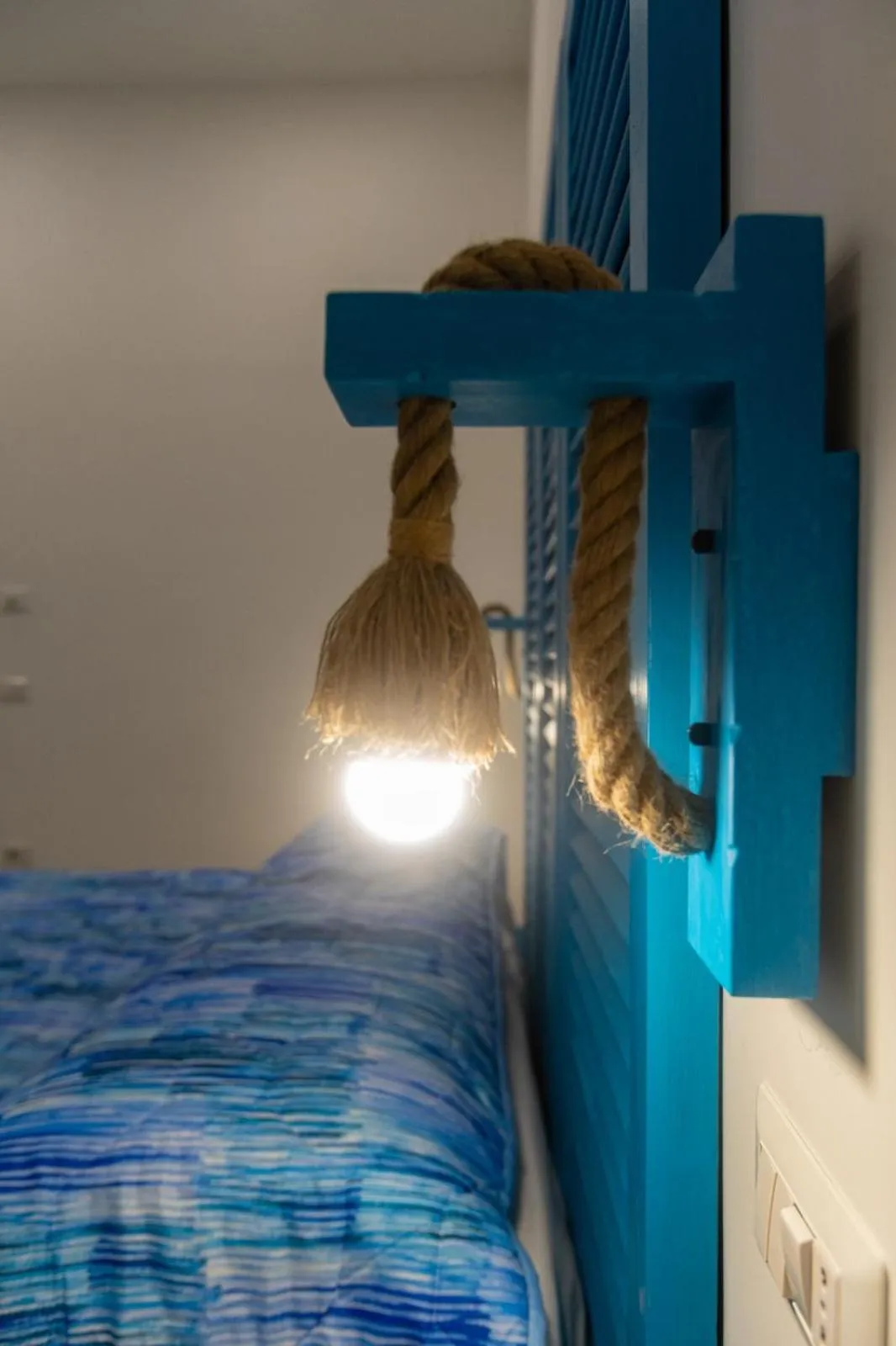 Decorative detail, Bed in Biù b&b