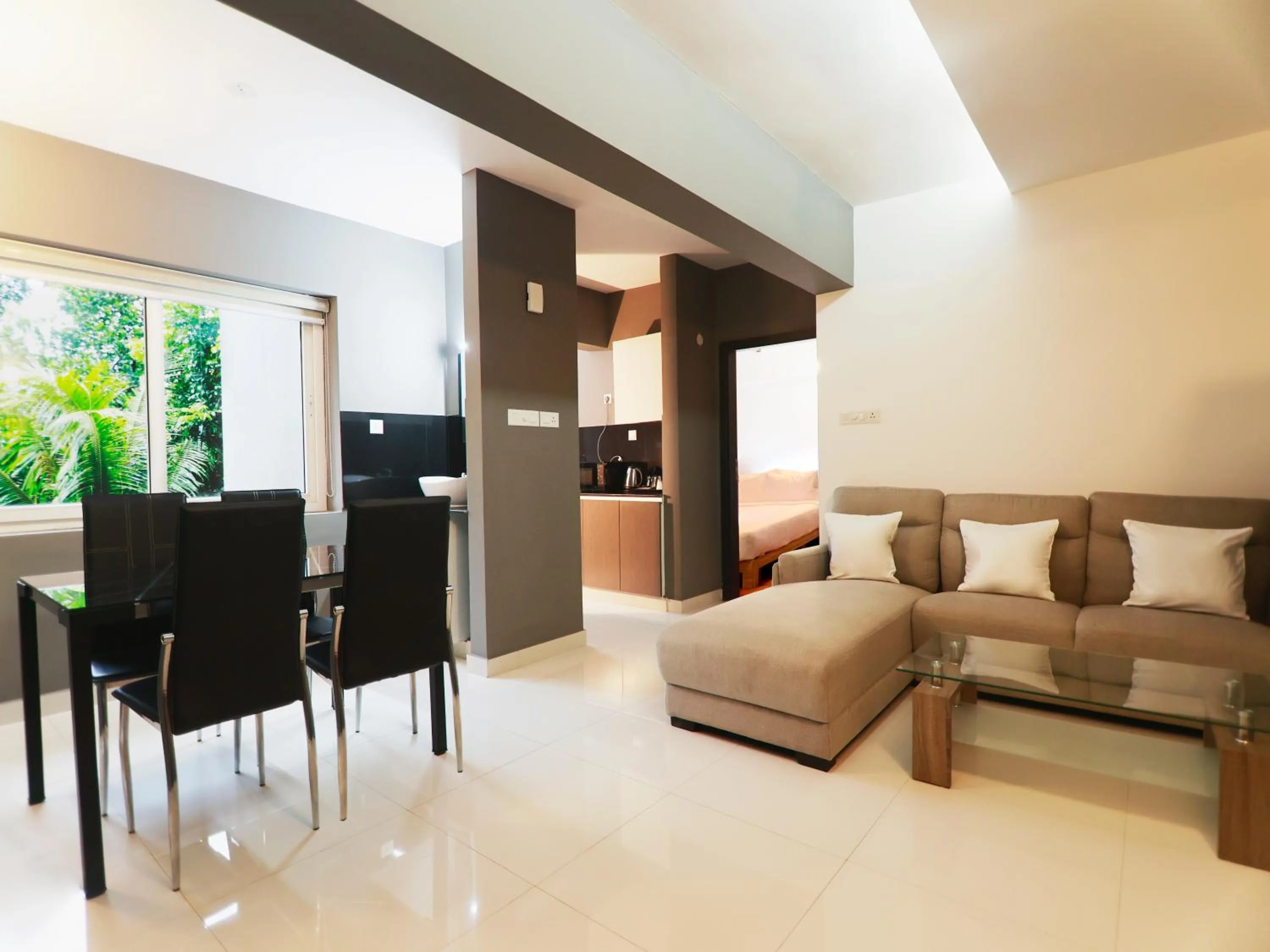 Living room in Transit Suites by GrandWest