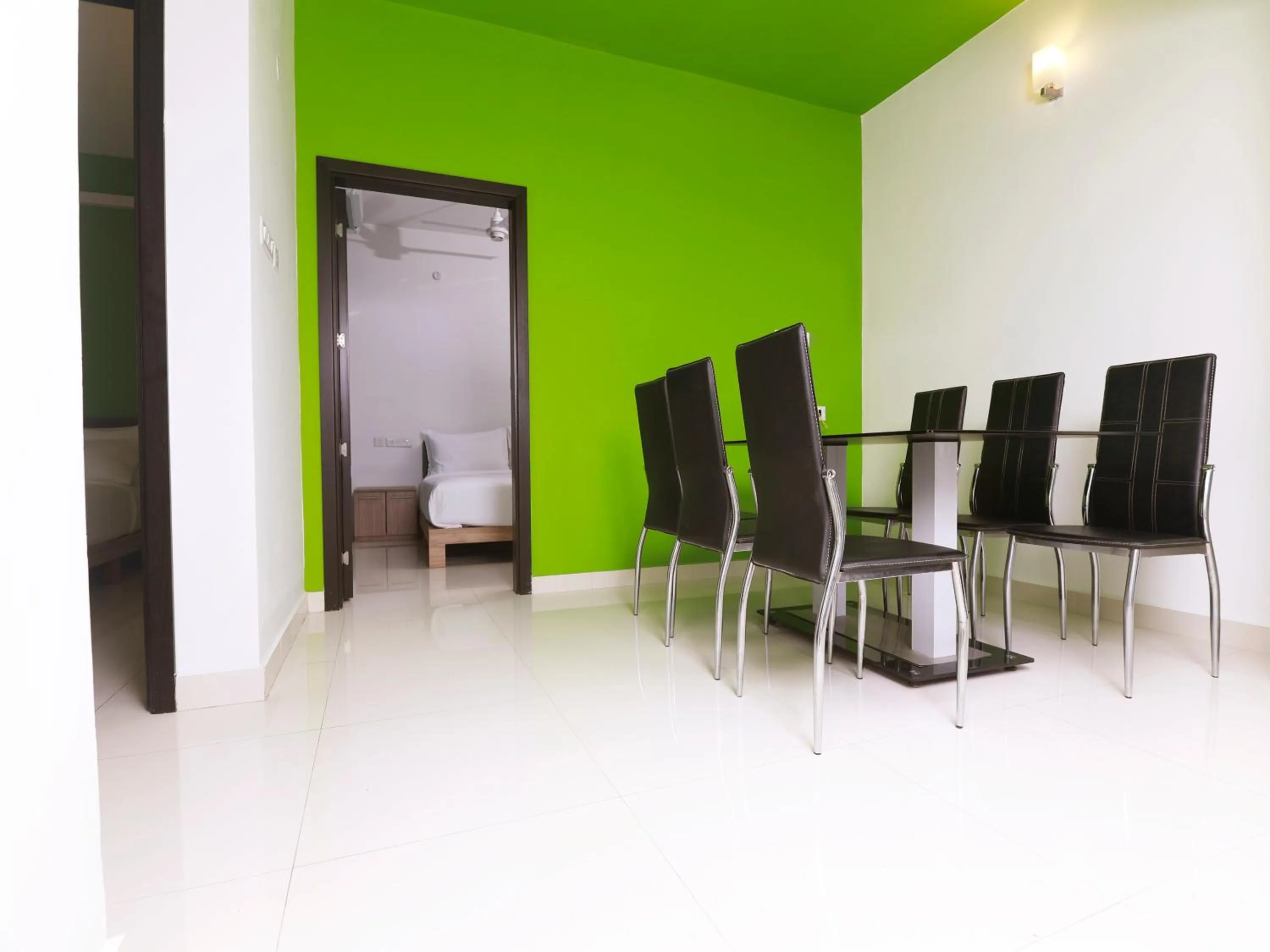 Dining area in Transit Suites by GrandWest