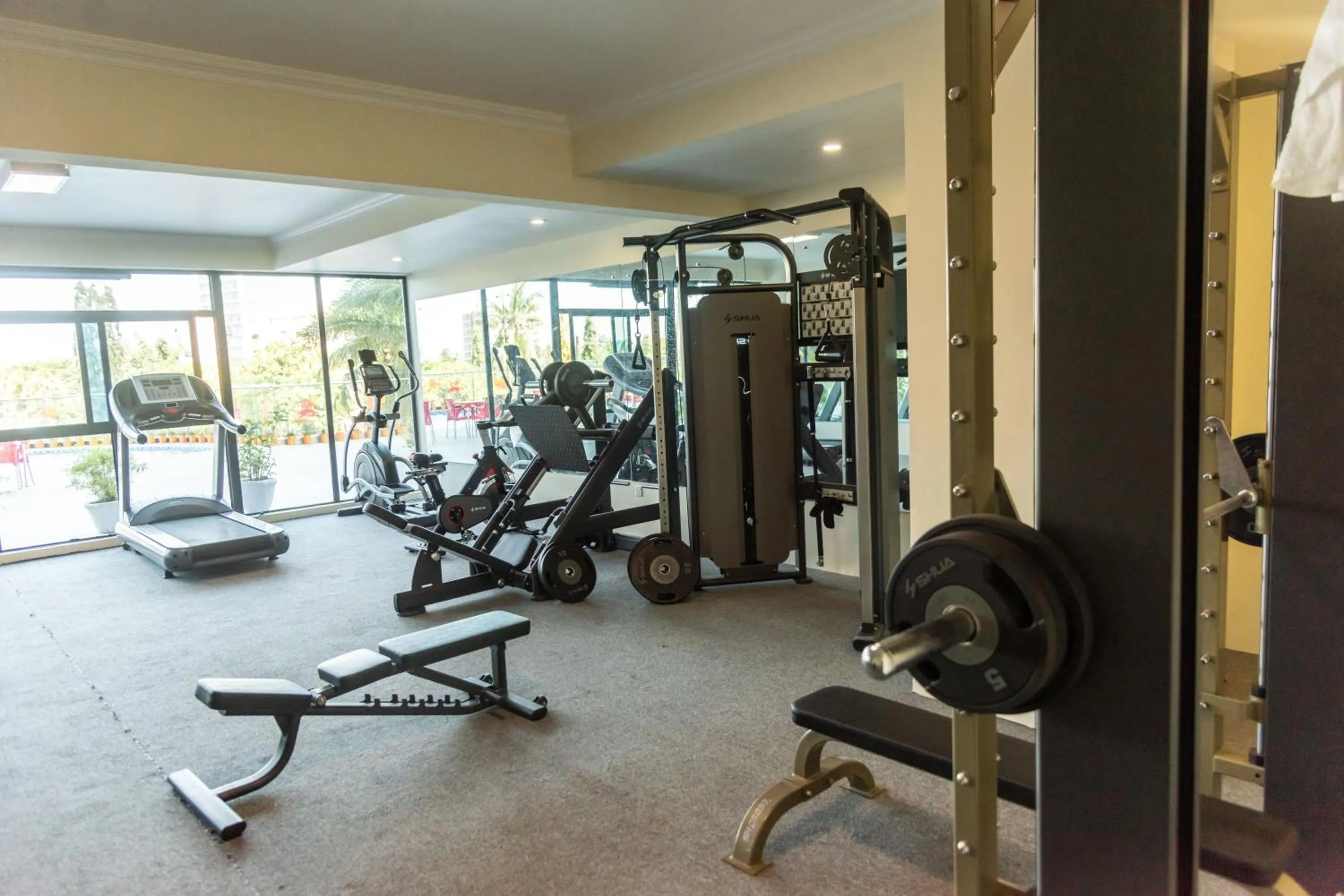 Fitness centre/facilities in Pauraque Soho Hotel