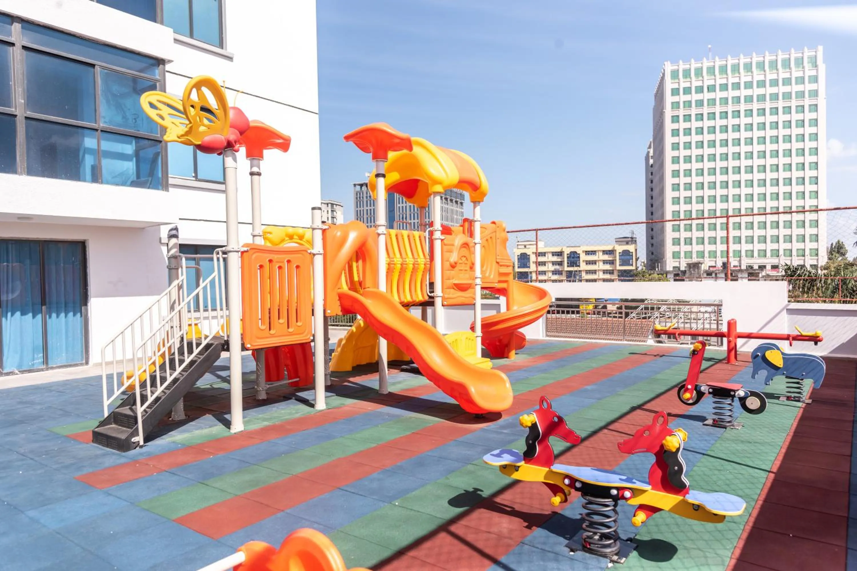 Children play ground in Pauraque Soho Hotel