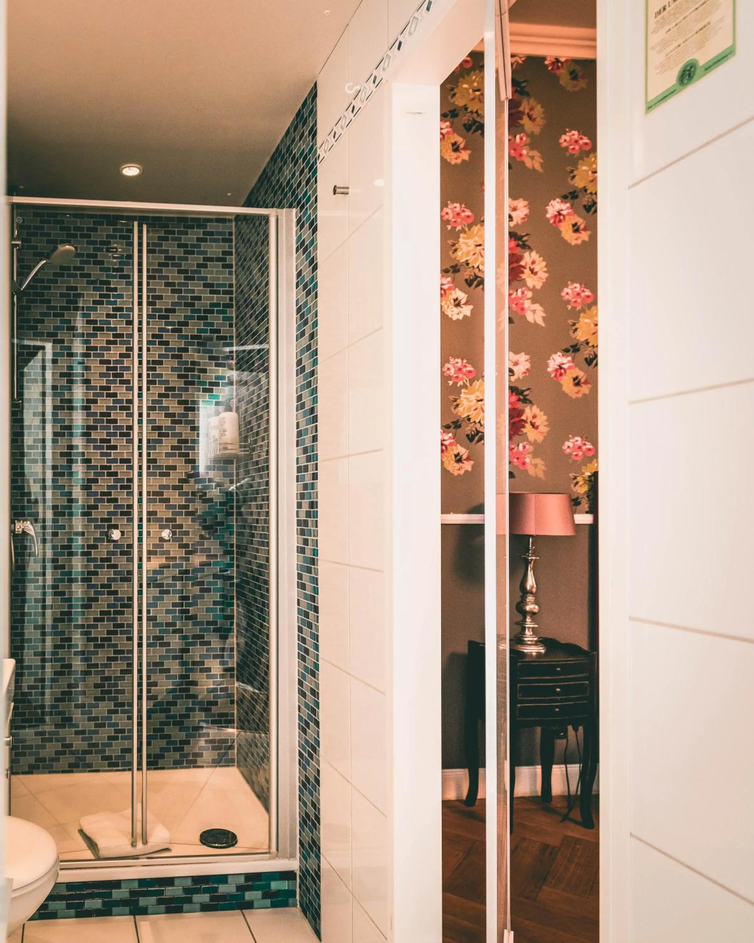 Shower in Hotel Villa Klemm - Wiesbaden City