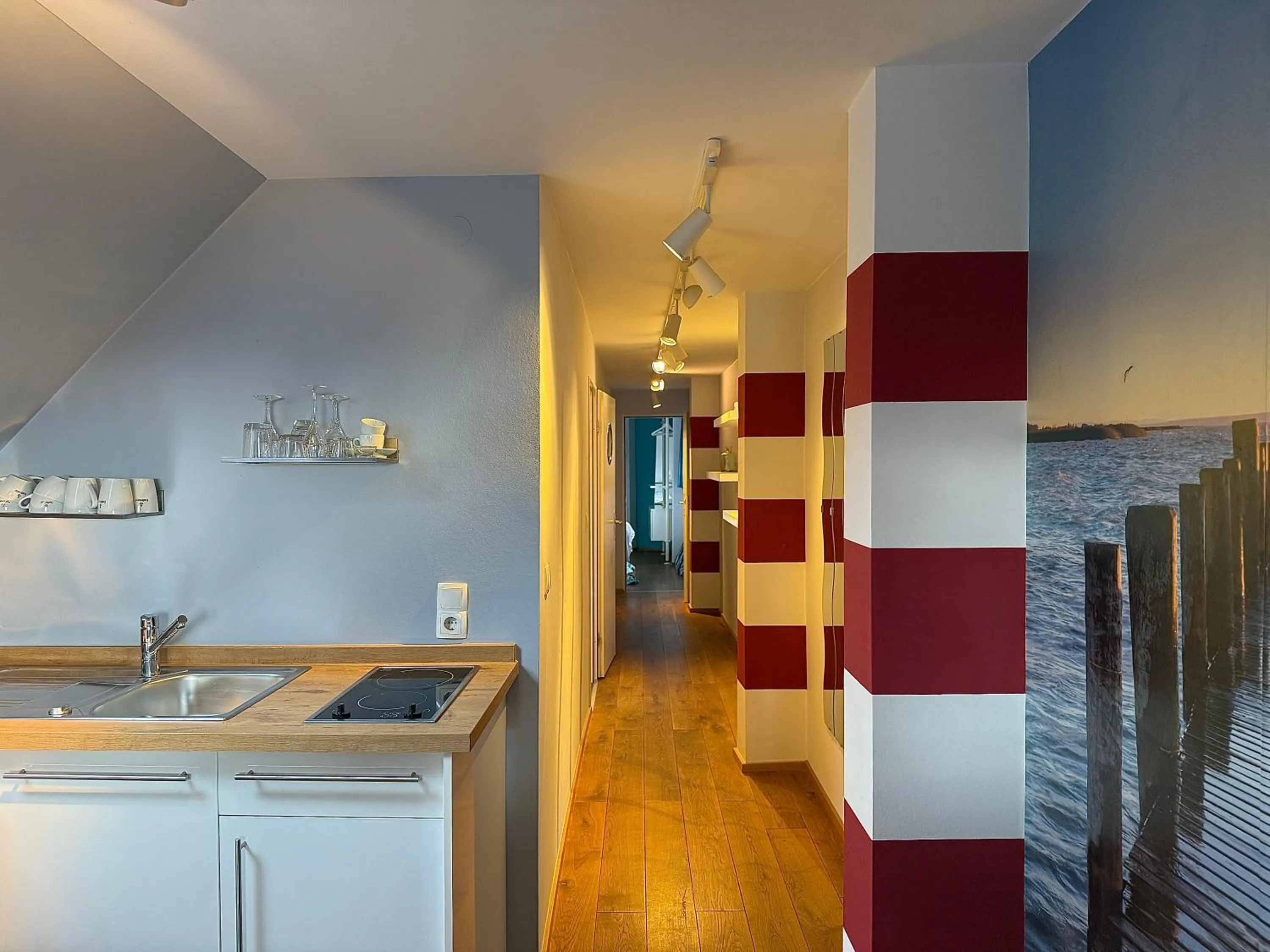 Kitchen or kitchenette in Hotel Villa Klemm - Wiesbaden City