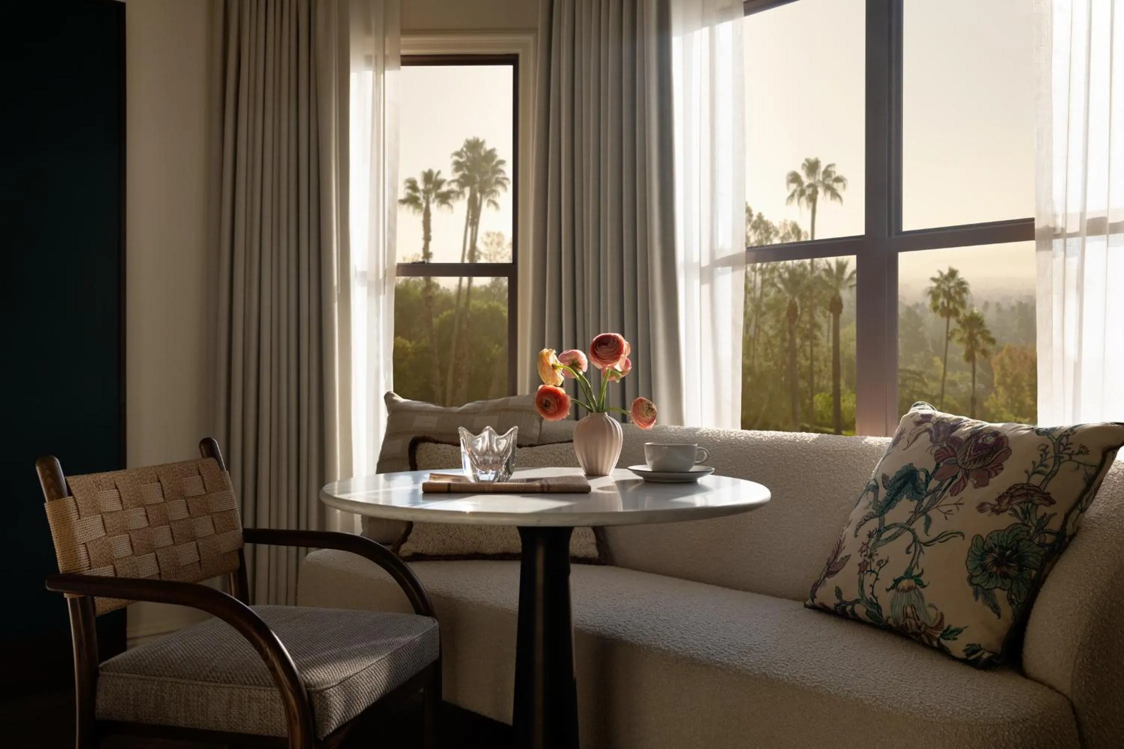 Seating area in The Langham Huntington, Pasadena