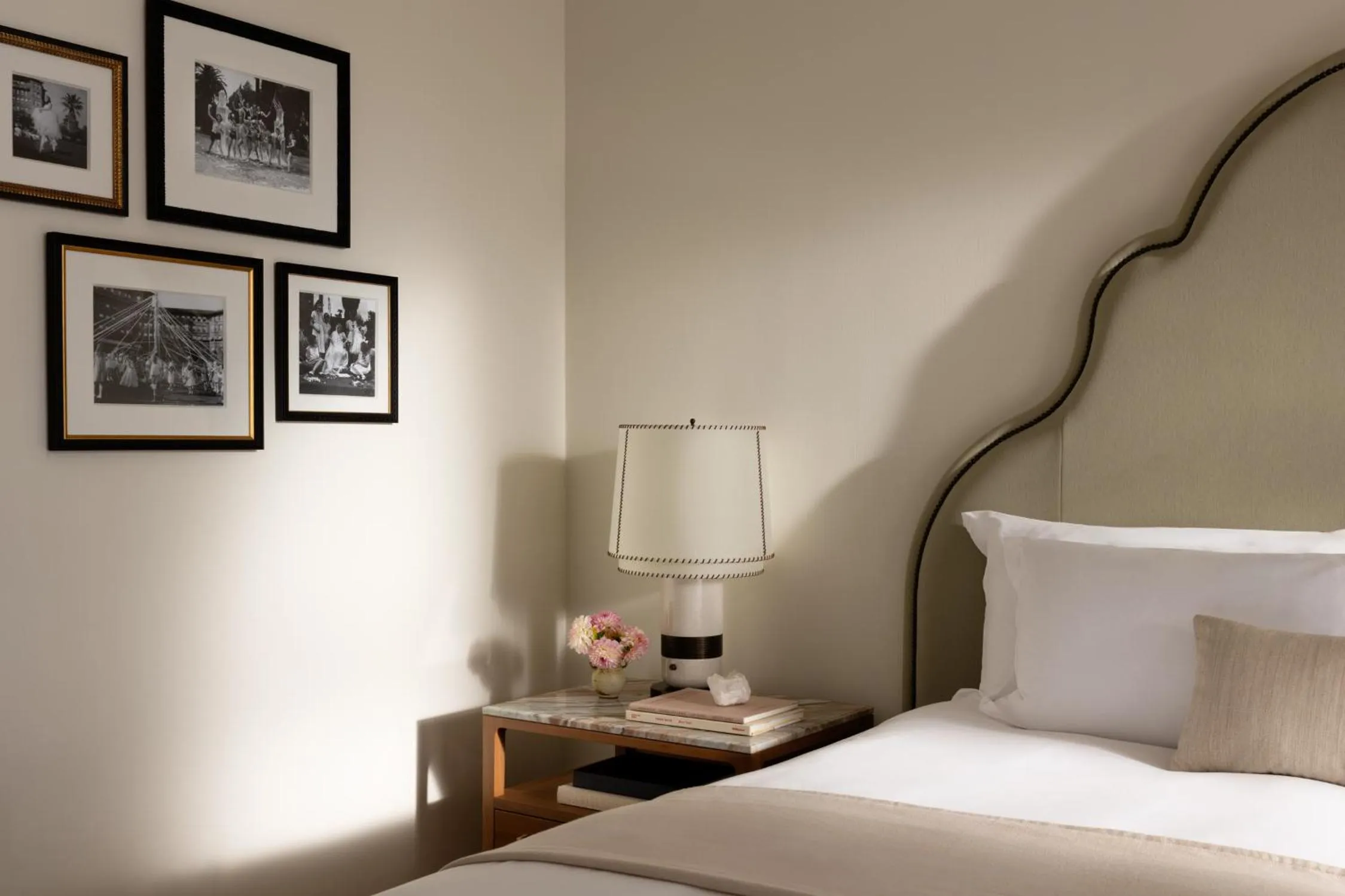 Decorative detail, Bed in The Langham Huntington, Pasadena