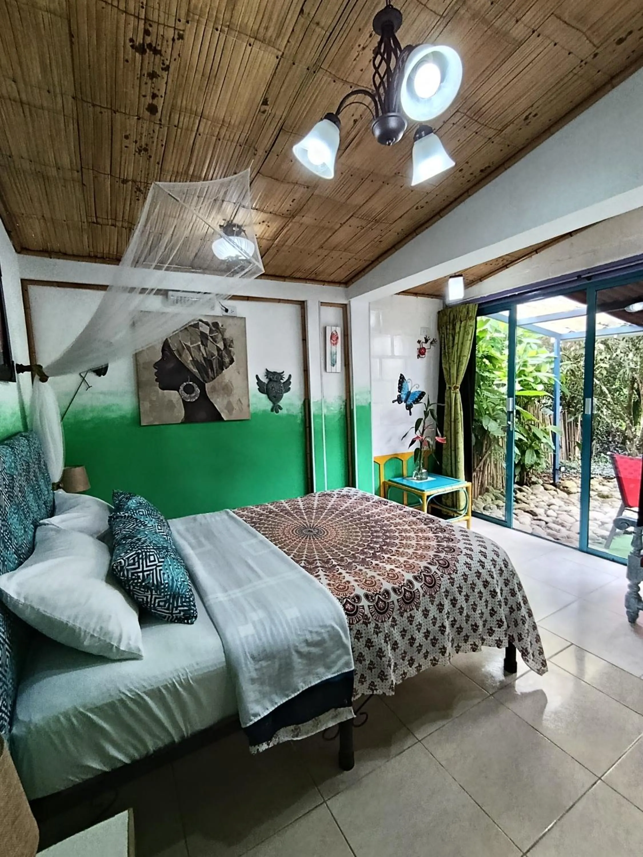 Bed in Finca San Miguel Filandia