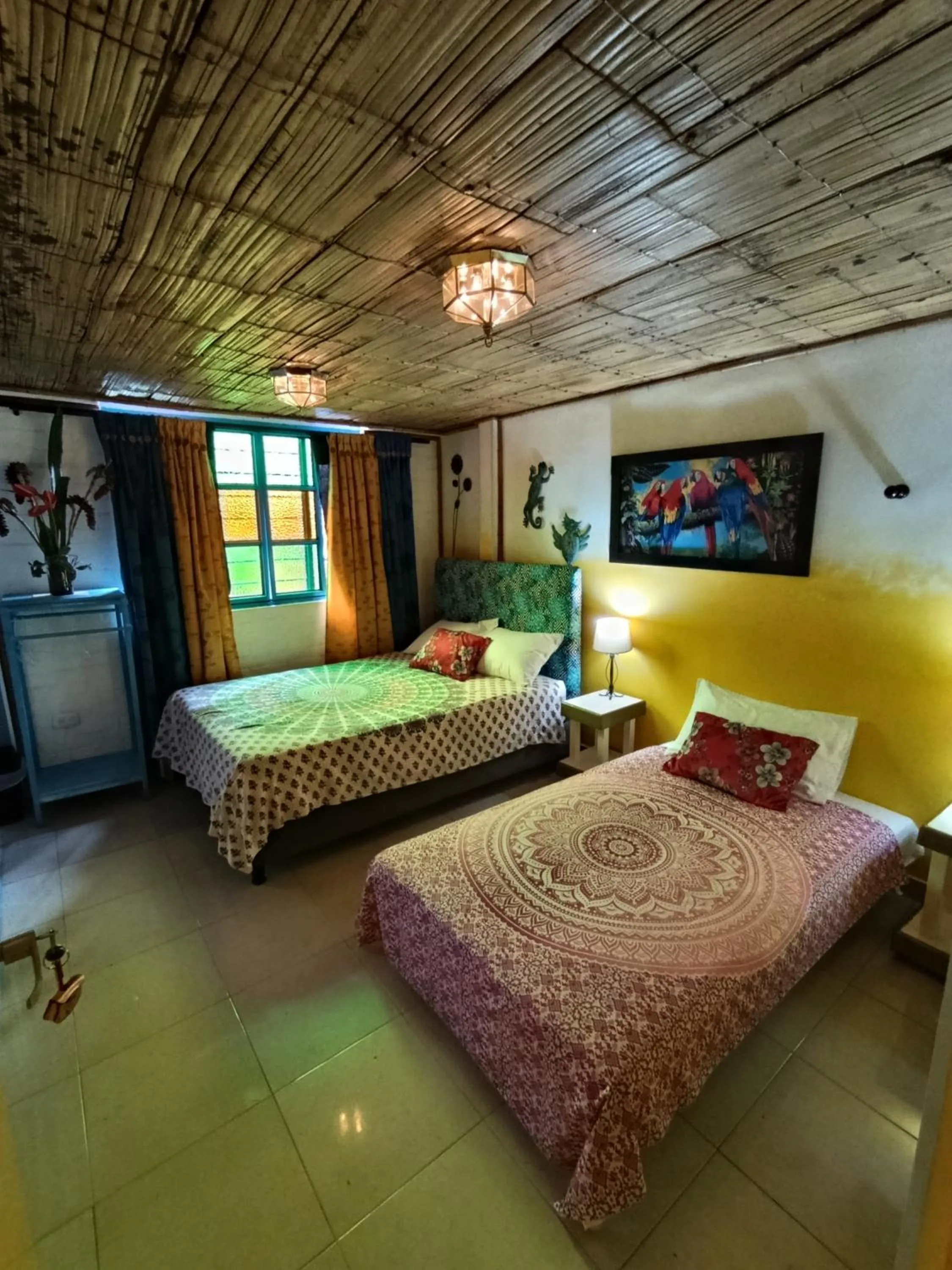 Bed in Finca San Miguel Filandia