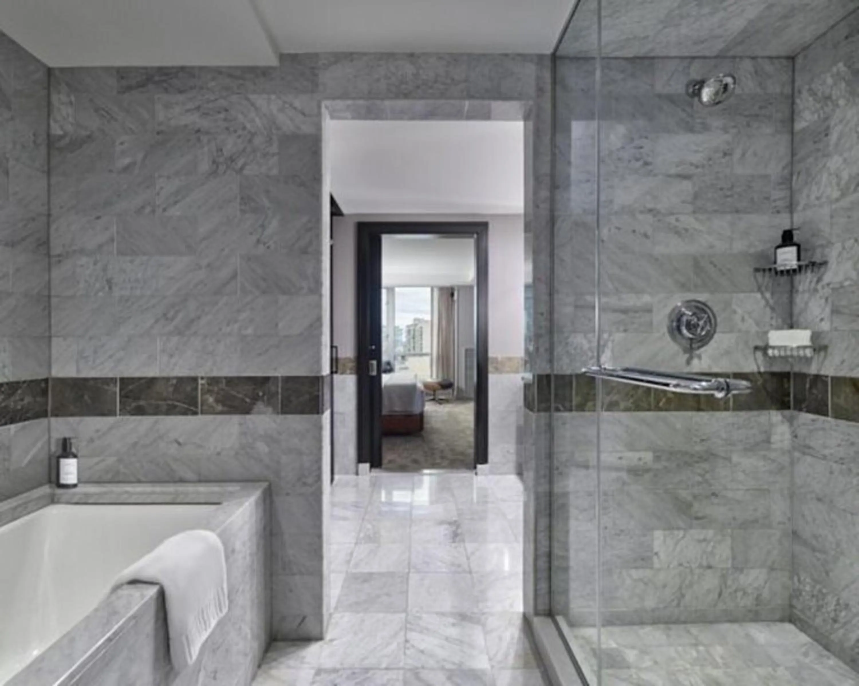 Bathroom in Hotel AKA Boston Common