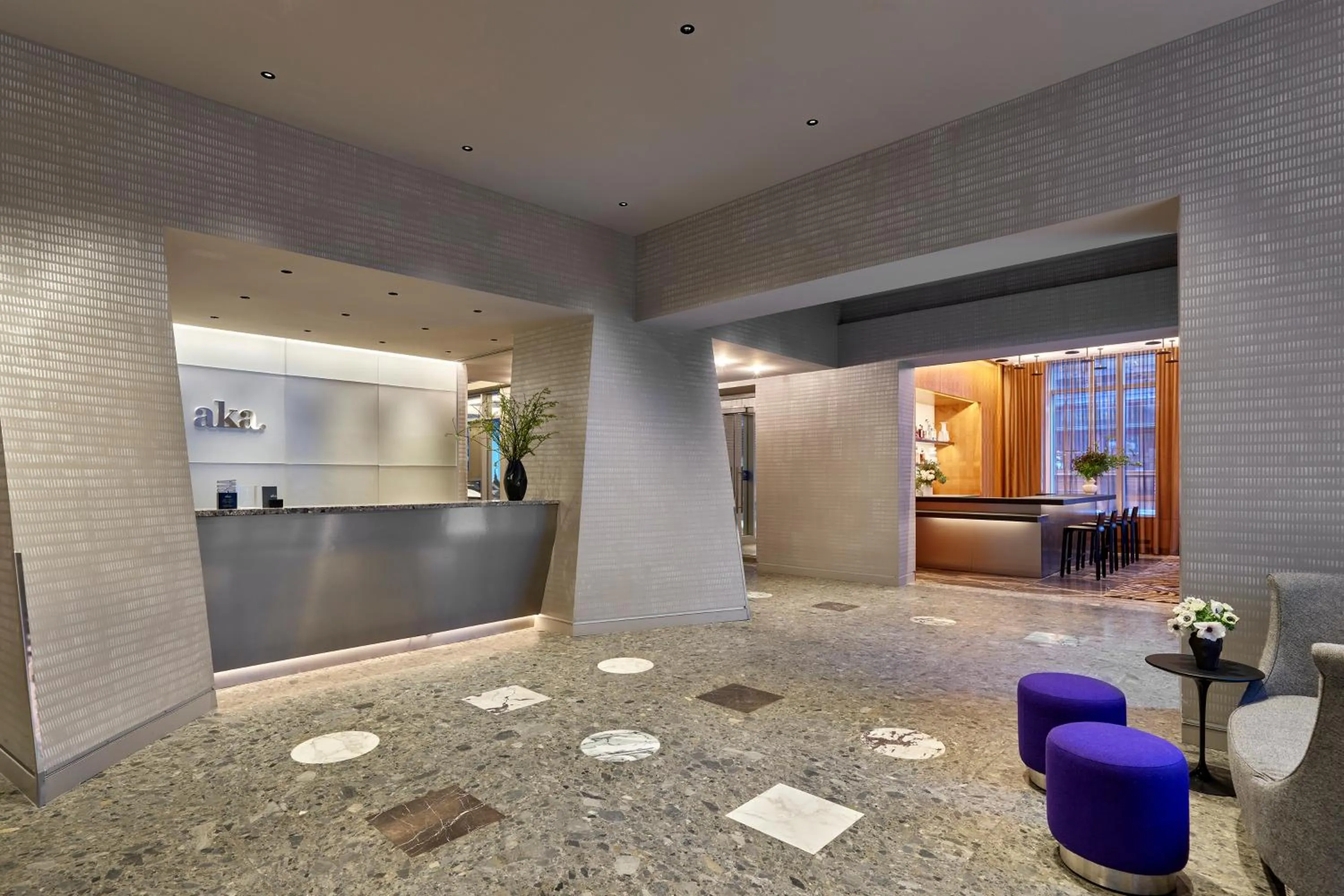 Lobby or reception in Hotel AKA Boston Common