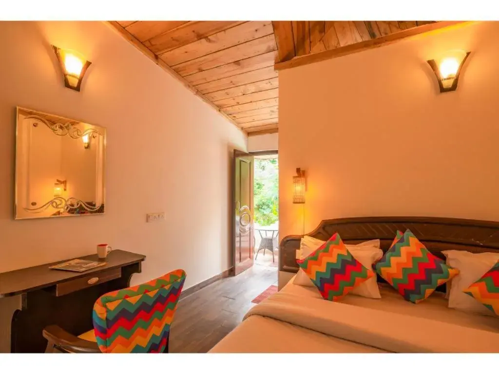 Standard Private Room with Ensuite Bathroom in goSTOPS Mukteshwar Standard Private Room with Ensuite Bathroom in goSTOPS Mukteshwar