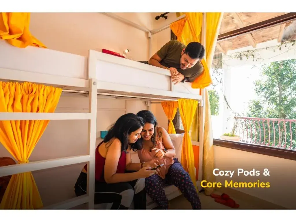 Bed in goSTOPS Mukteshwar Bed in goSTOPS Mukteshwar