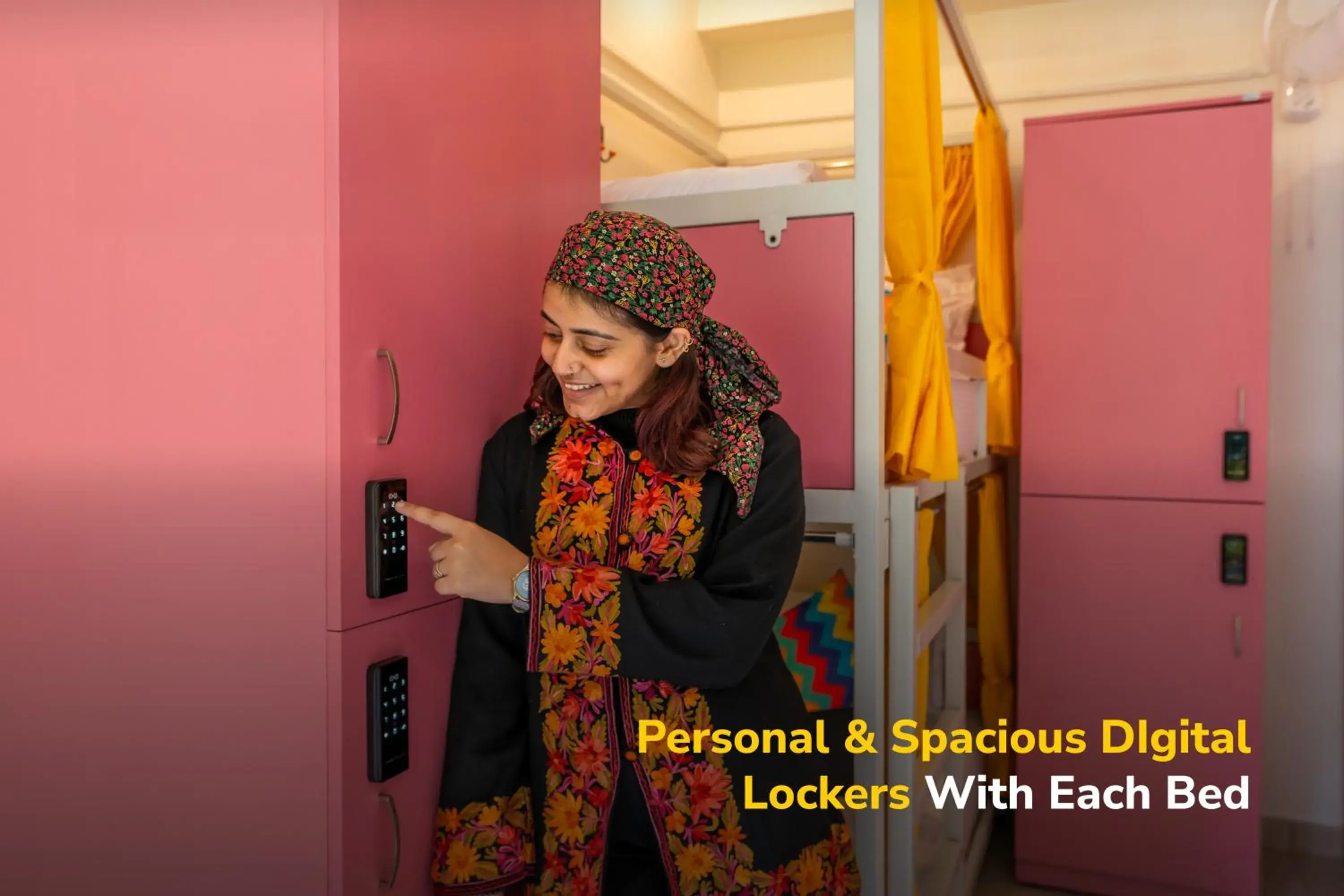 Bed in goSTOPS Mukteshwar - Private Rooms and Dorms Bed in goSTOPS Mukteshwar - Private Rooms and Dorms