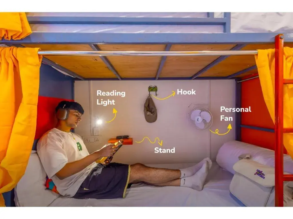 Bed in goSTOPS Mukteshwar Bed in goSTOPS Mukteshwar