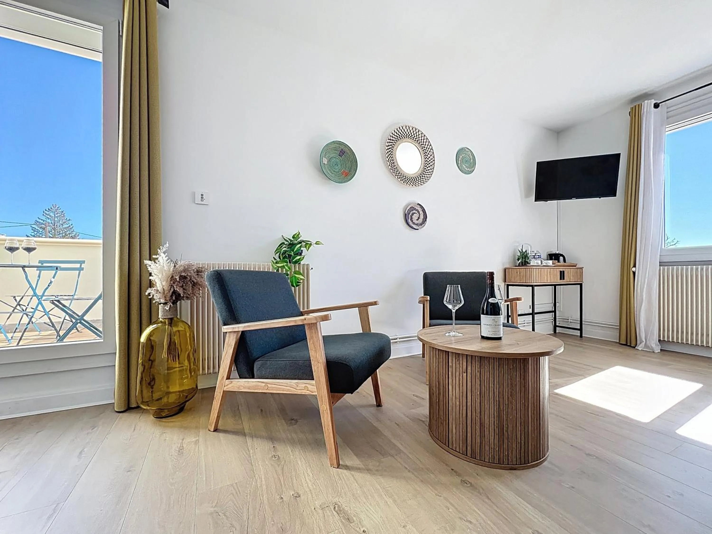 Living room in Auberge la musardière