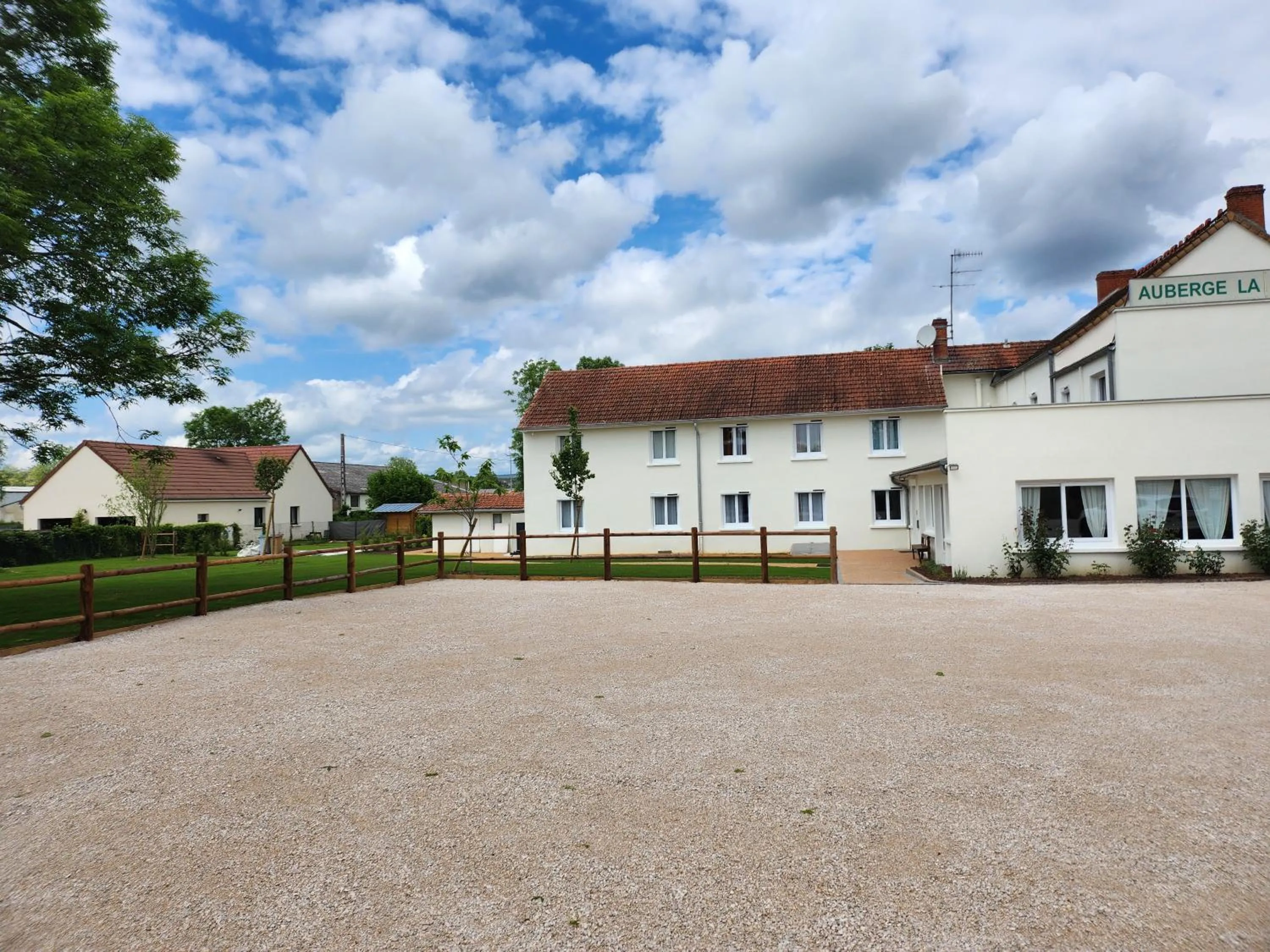 Natural landscape in Auberge la musardière