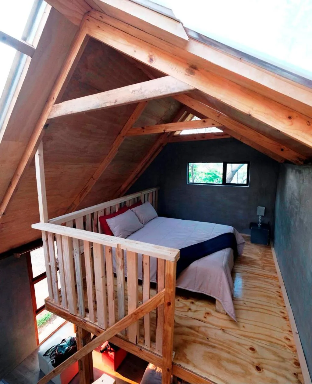 Bedroom, Bed in Little Forest Farm