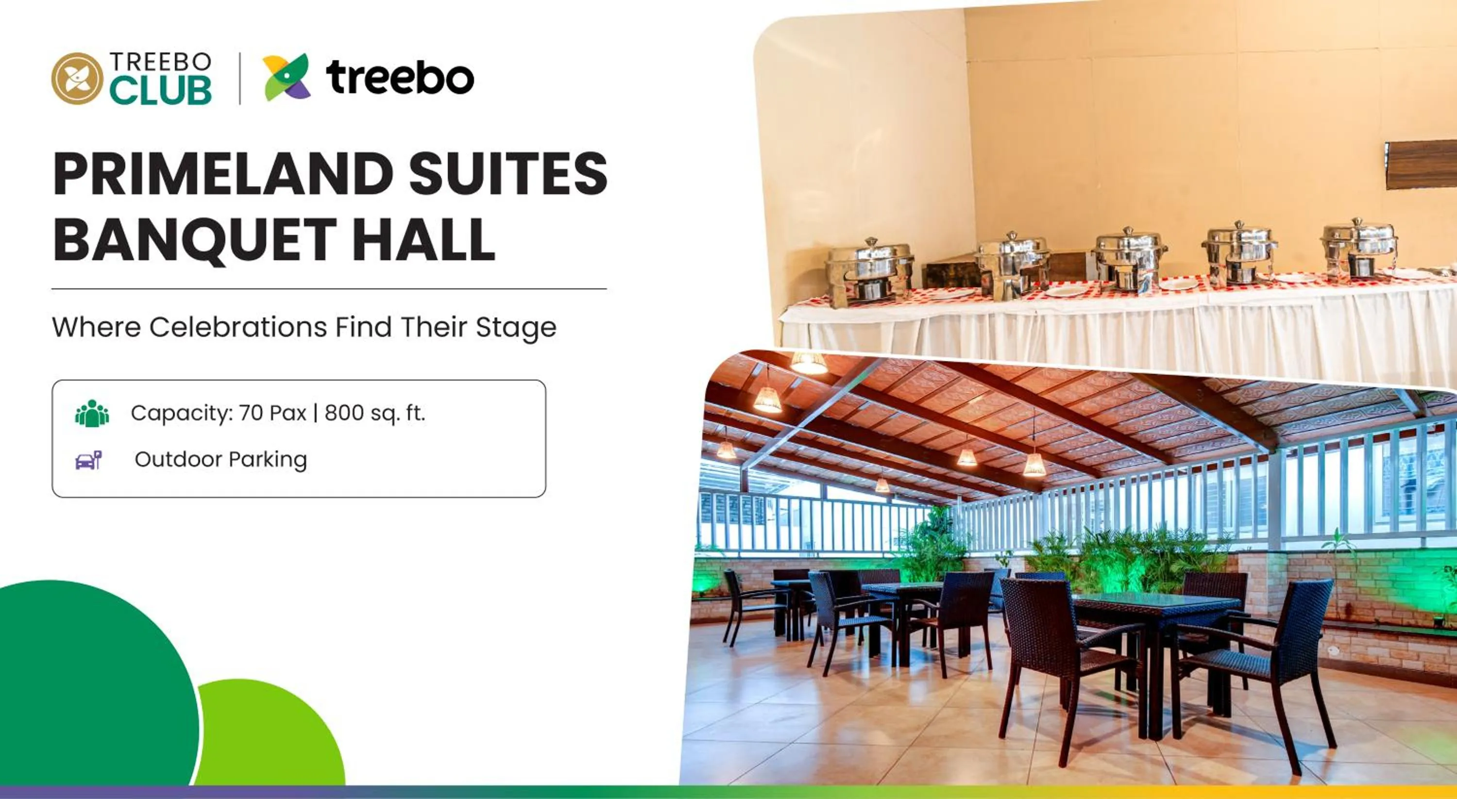 Banquet/Function facilities in Treebo Primeland Suites