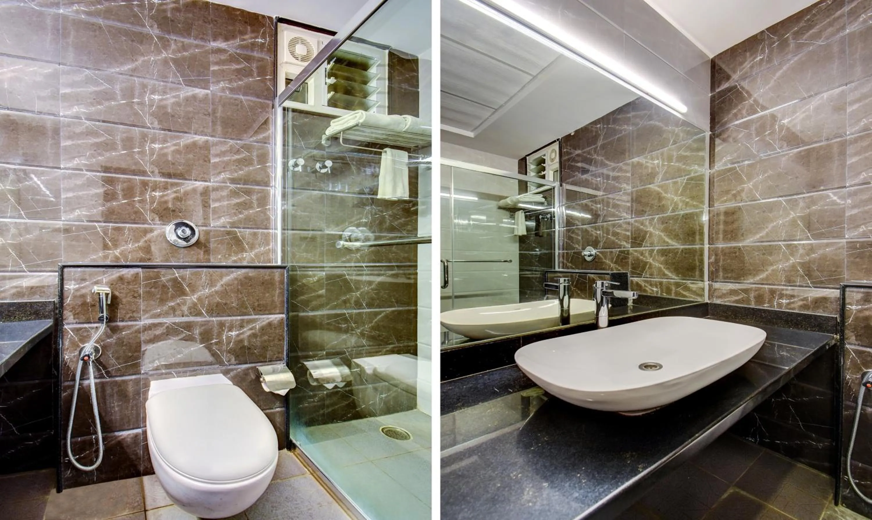 Bathroom in Treebo Primeland Suites