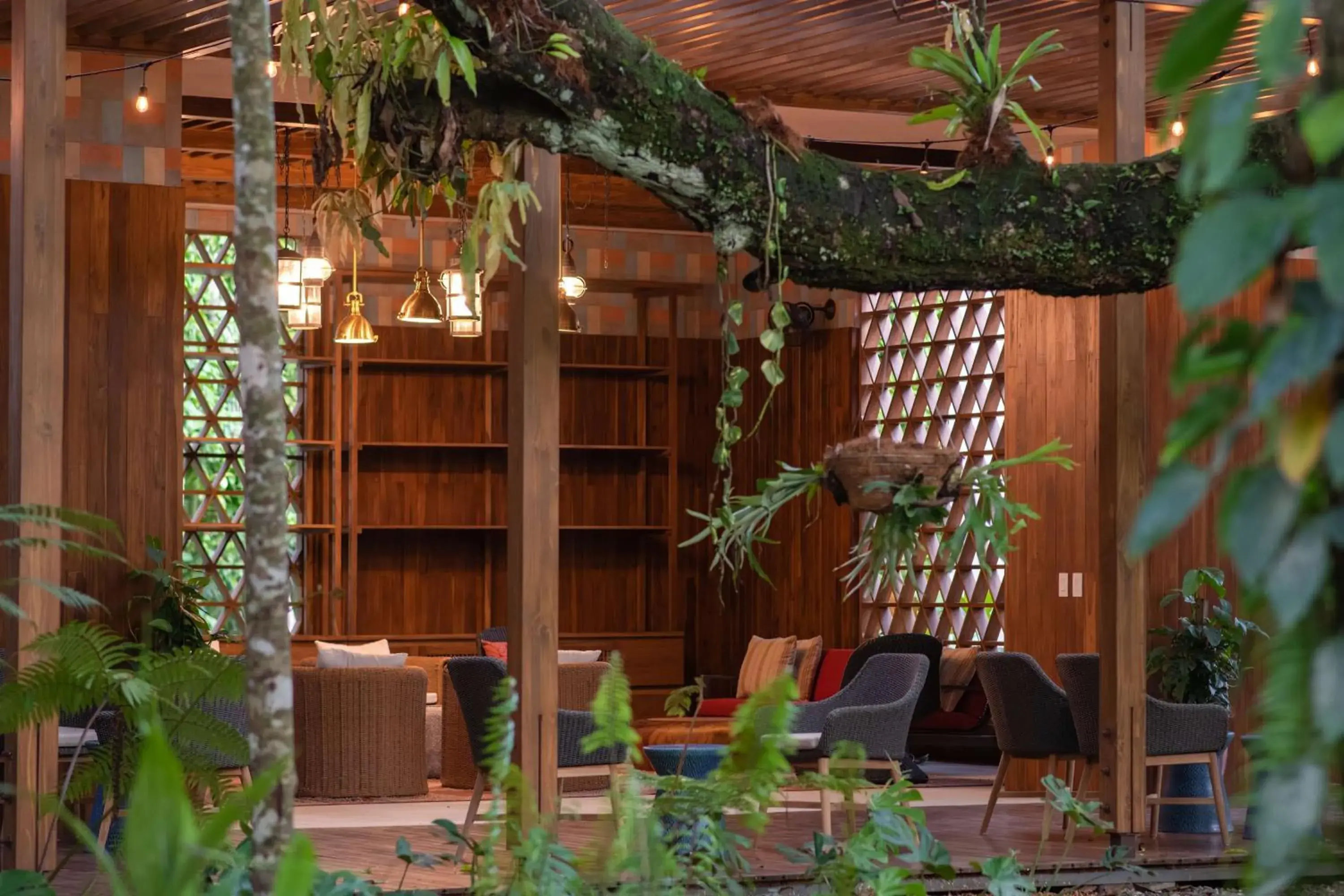 Inner courtyard view in Botanika Osa Peninsula, Curio Collection By Hilton Inner courtyard view in Botanika Osa Peninsula, Curio Collection By Hilton