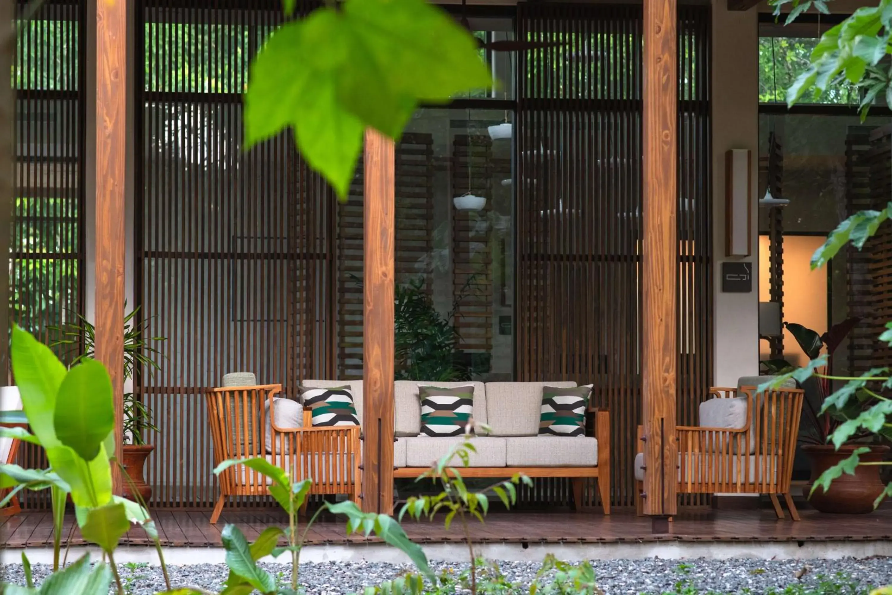 Inner courtyard view in Botanika Osa Peninsula, Curio Collection By Hilton Inner courtyard view in Botanika Osa Peninsula, Curio Collection By Hilton