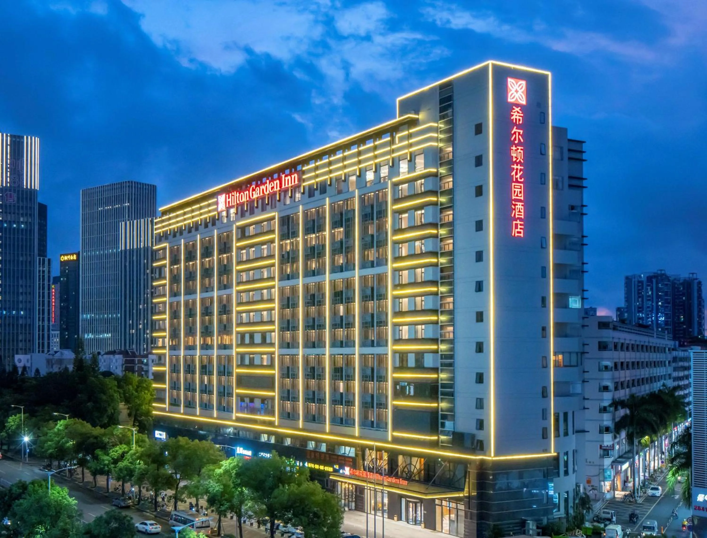 Property building in Hilton Garden Inn Shenzhen Nanshan Avenue