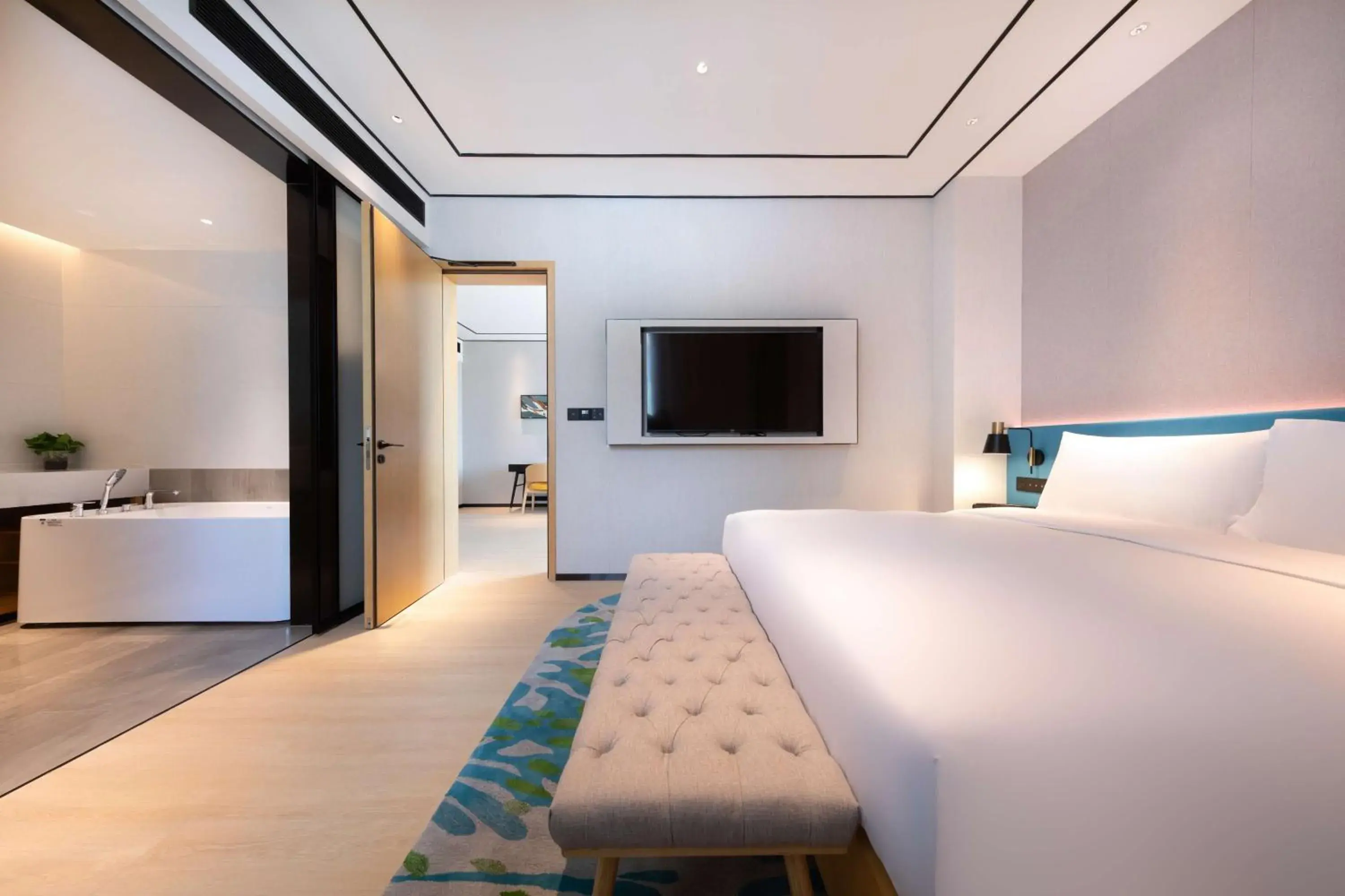 Bed in Hilton Garden Inn Shenzhen Nanshan Avenue Bed in Hilton Garden Inn Shenzhen Nanshan Avenue