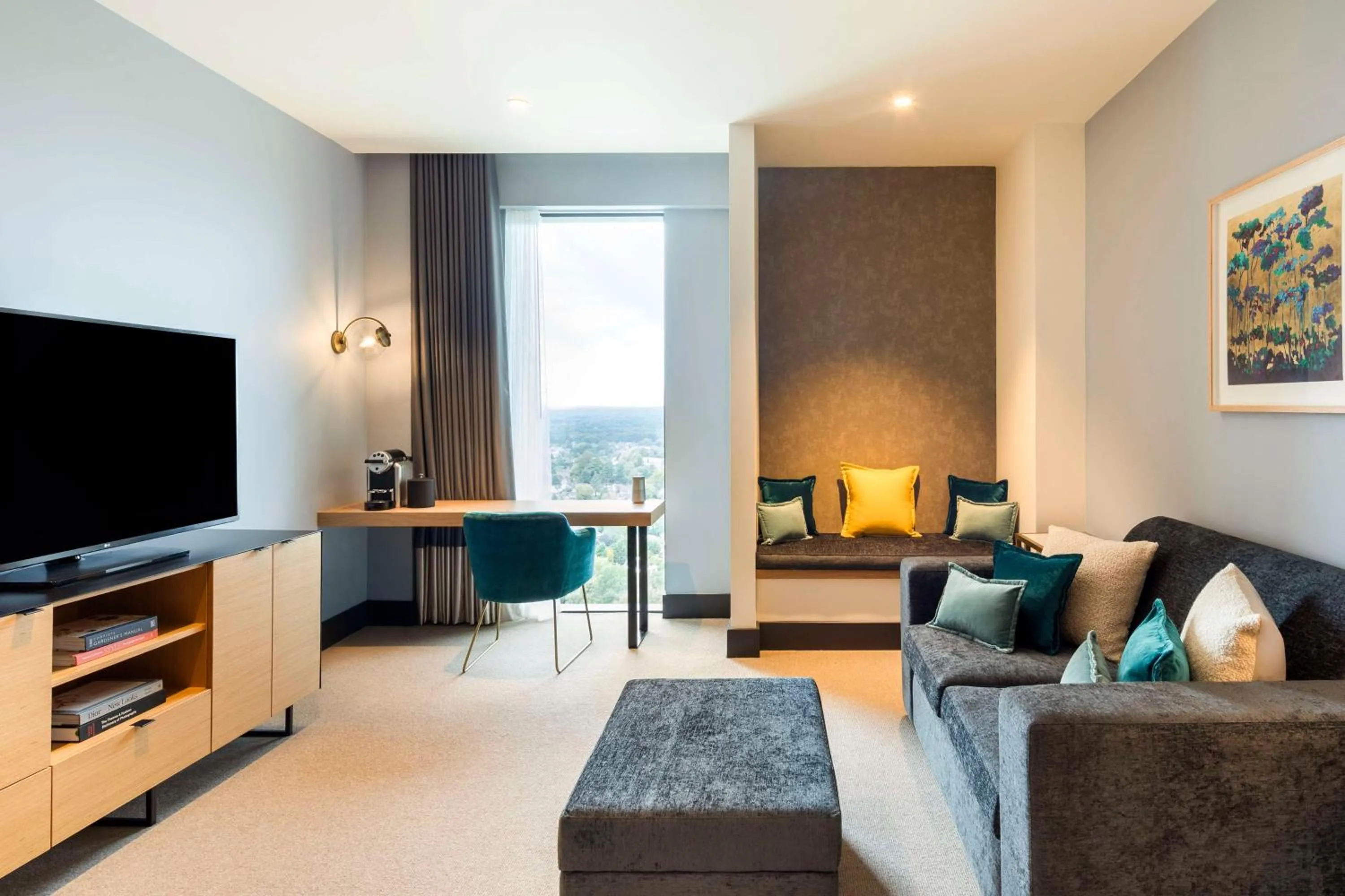 Living room in Hilton Woking