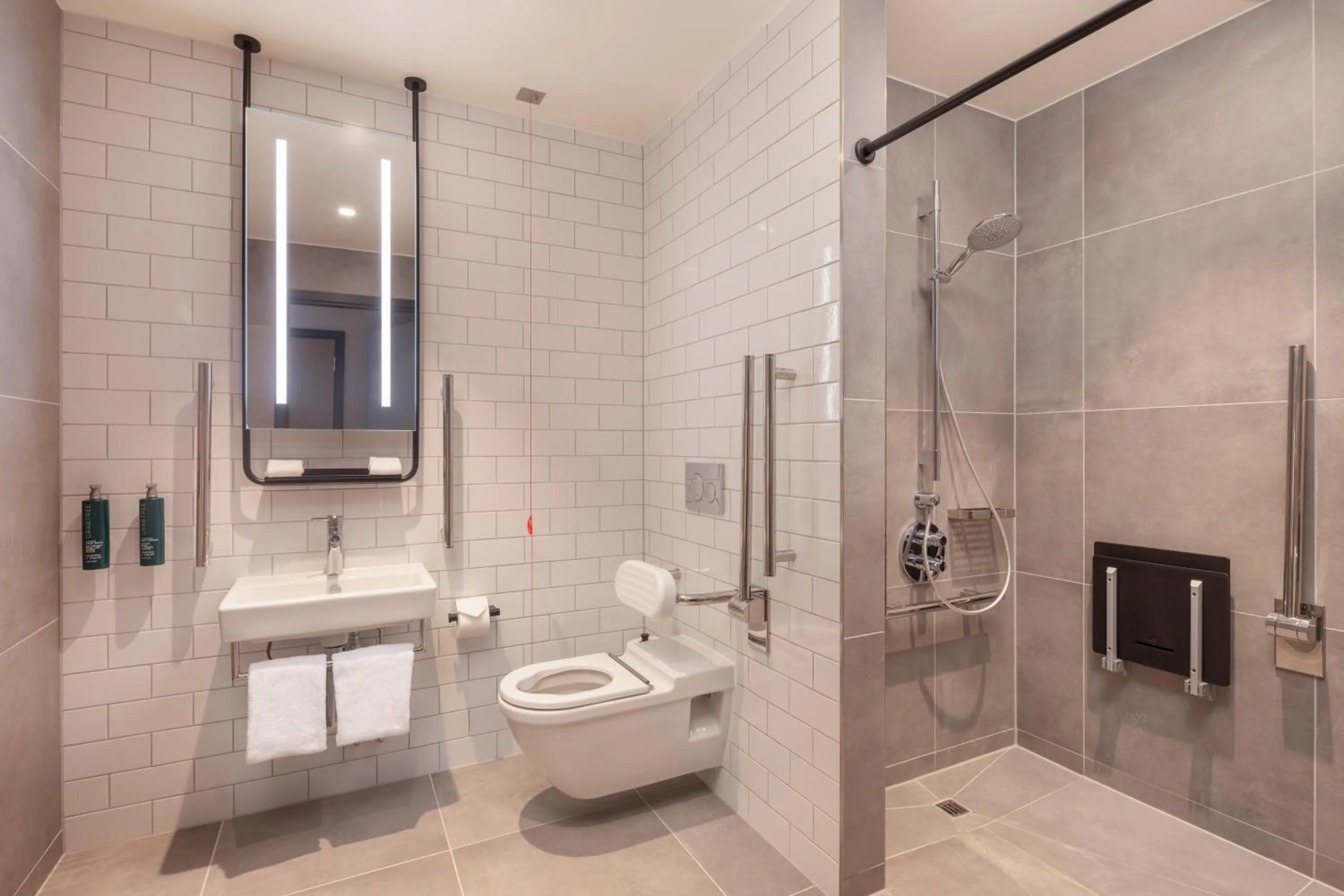 Shower in Hilton Woking