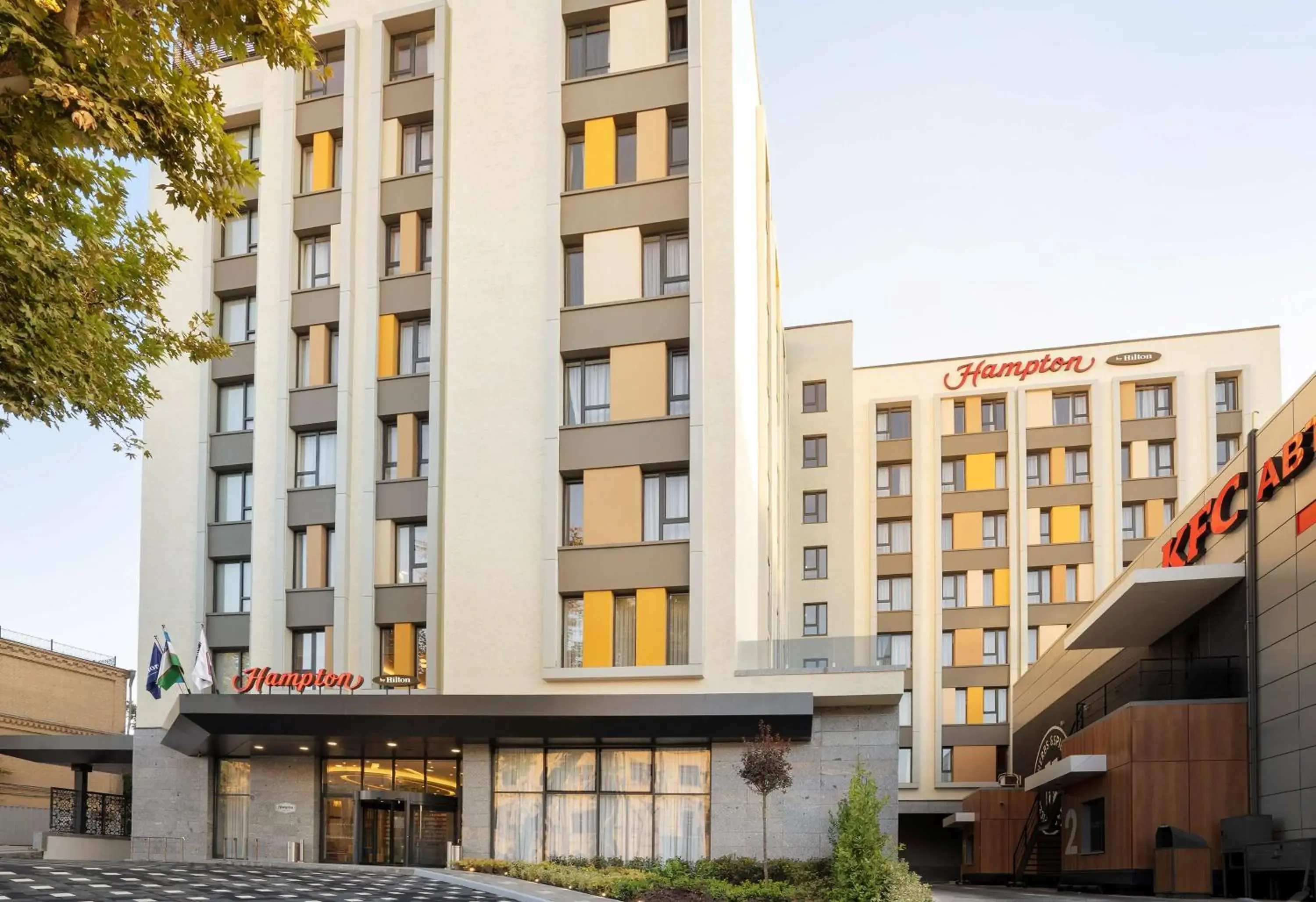 Property building in Hampton By Hilton Tashkent Property building in Hampton By Hilton Tashkent