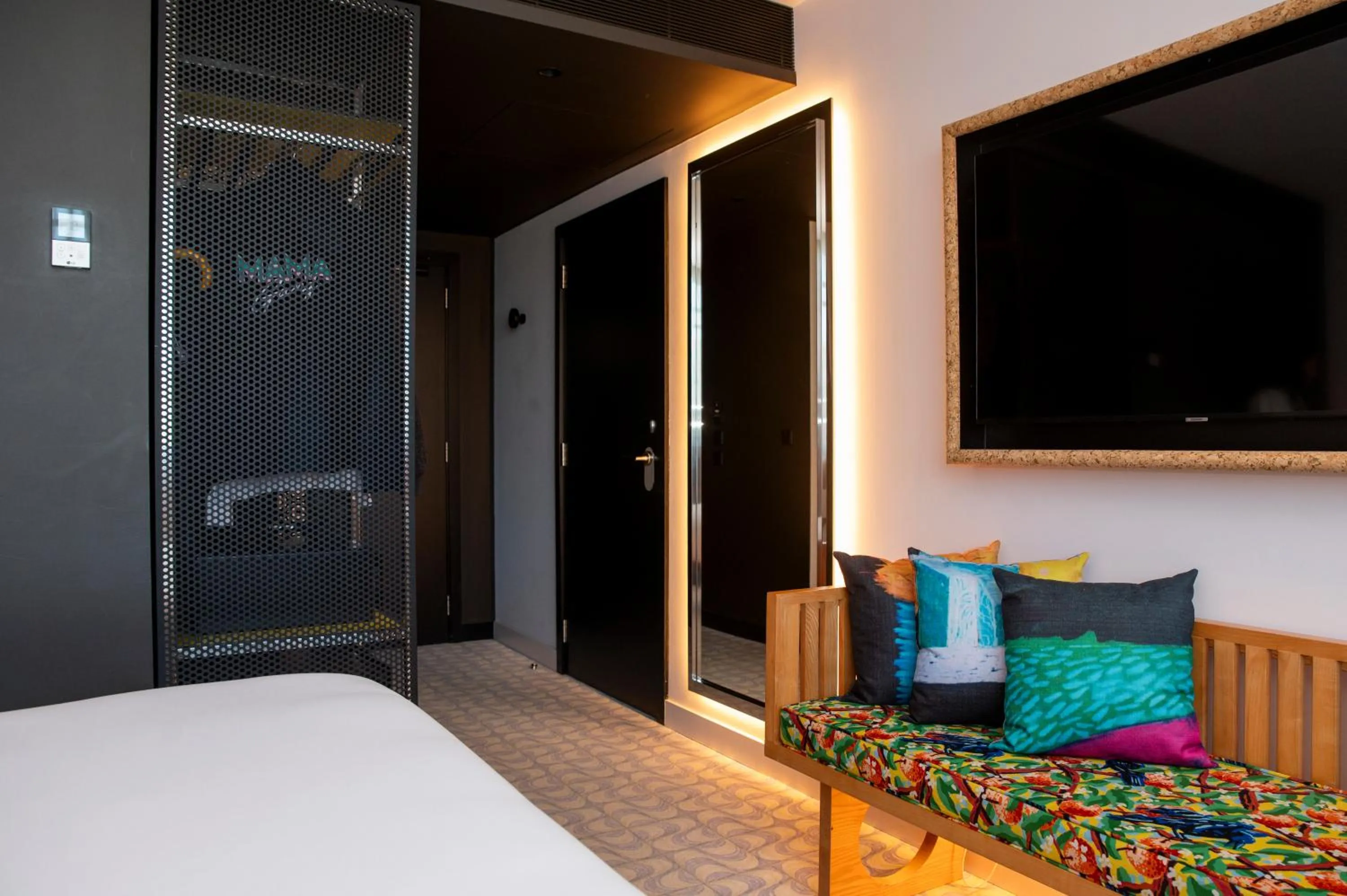 Bed in Mama Shelter Lisboa