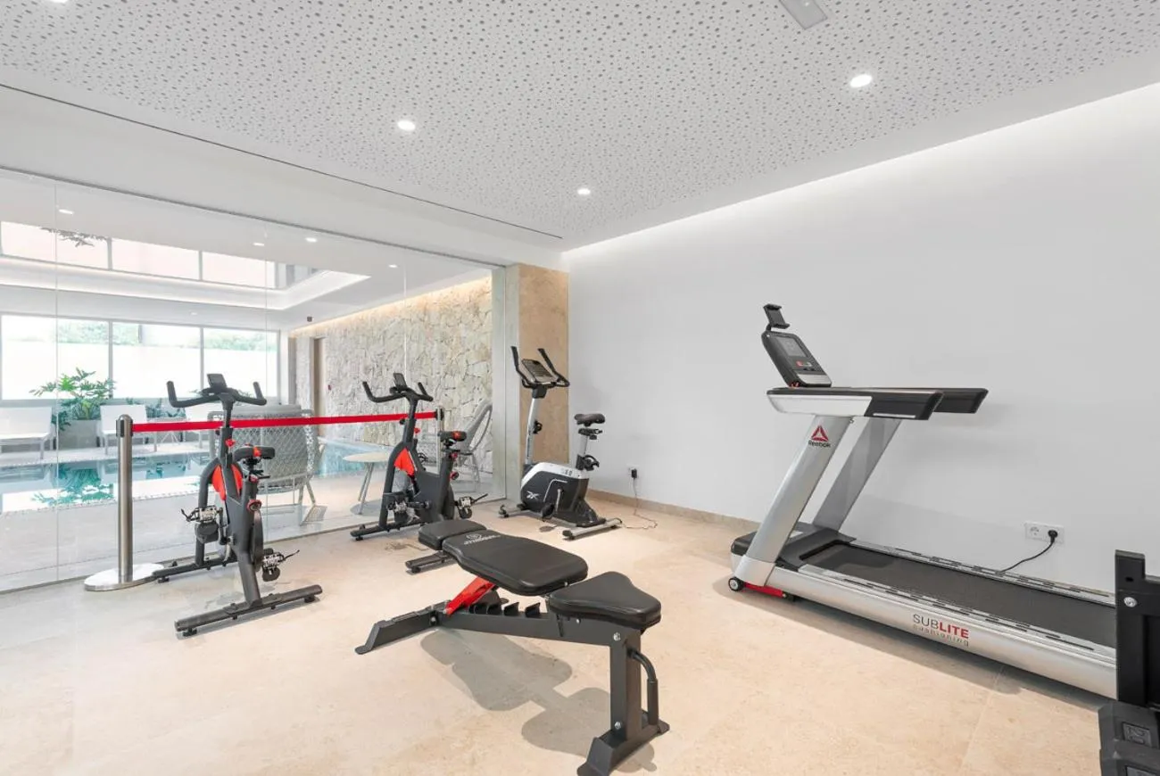 Fitness centre/facilities in Hotel Cala Bona