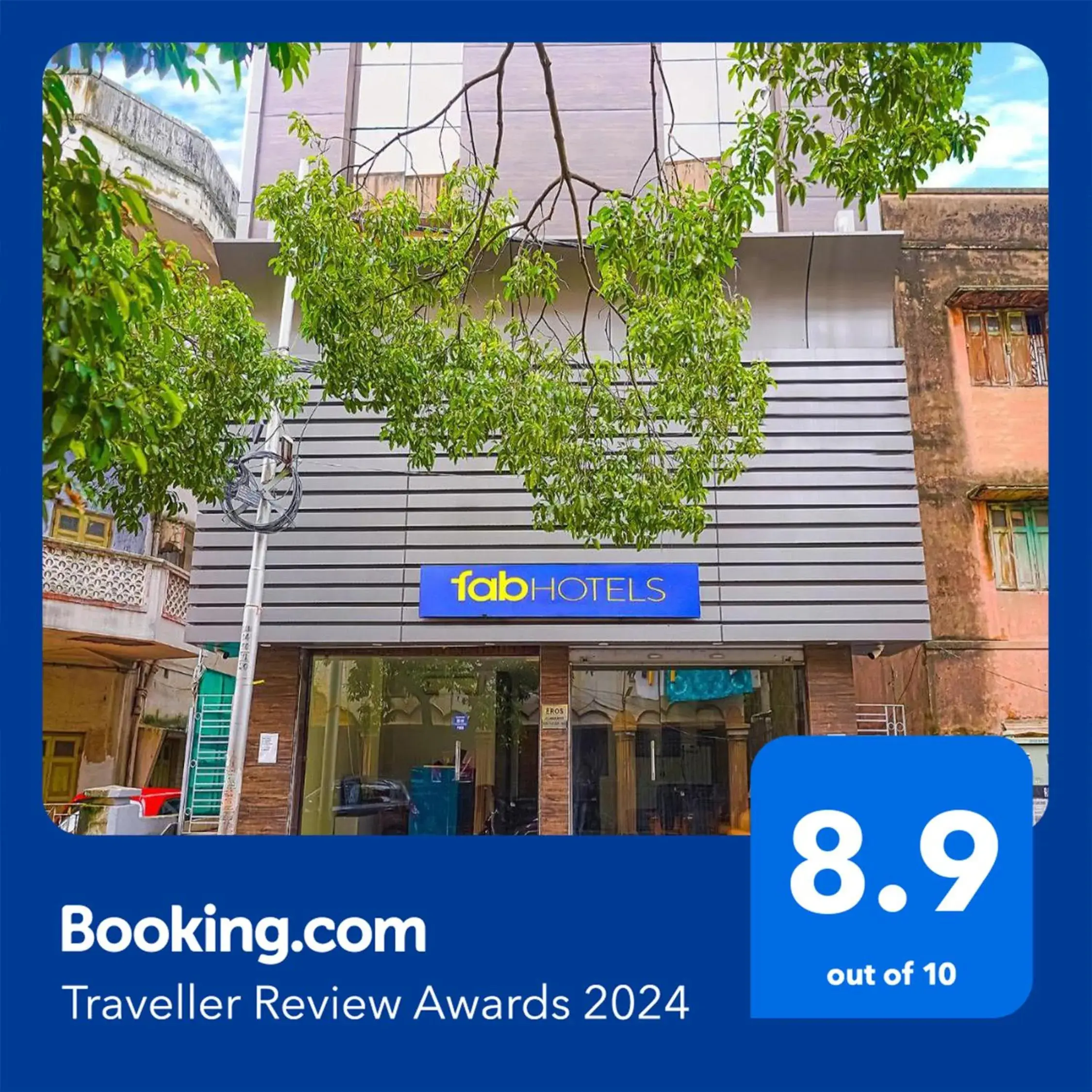 Property building in FabHotel Eros 211 - Nr Sreebhumi Property building in FabHotel Eros 211 - Nr Sreebhumi