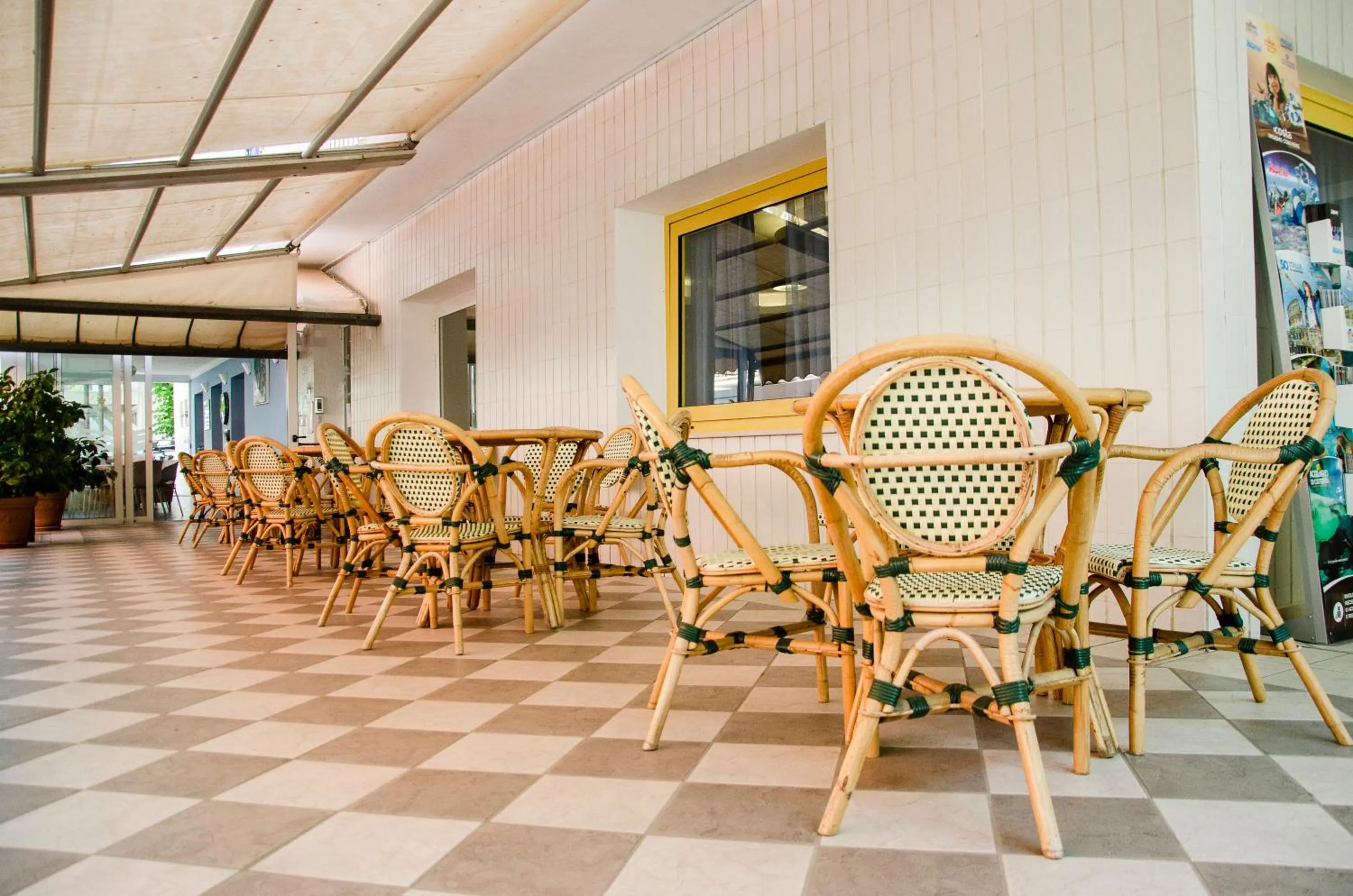 Patio in Hotel Stella Alpina