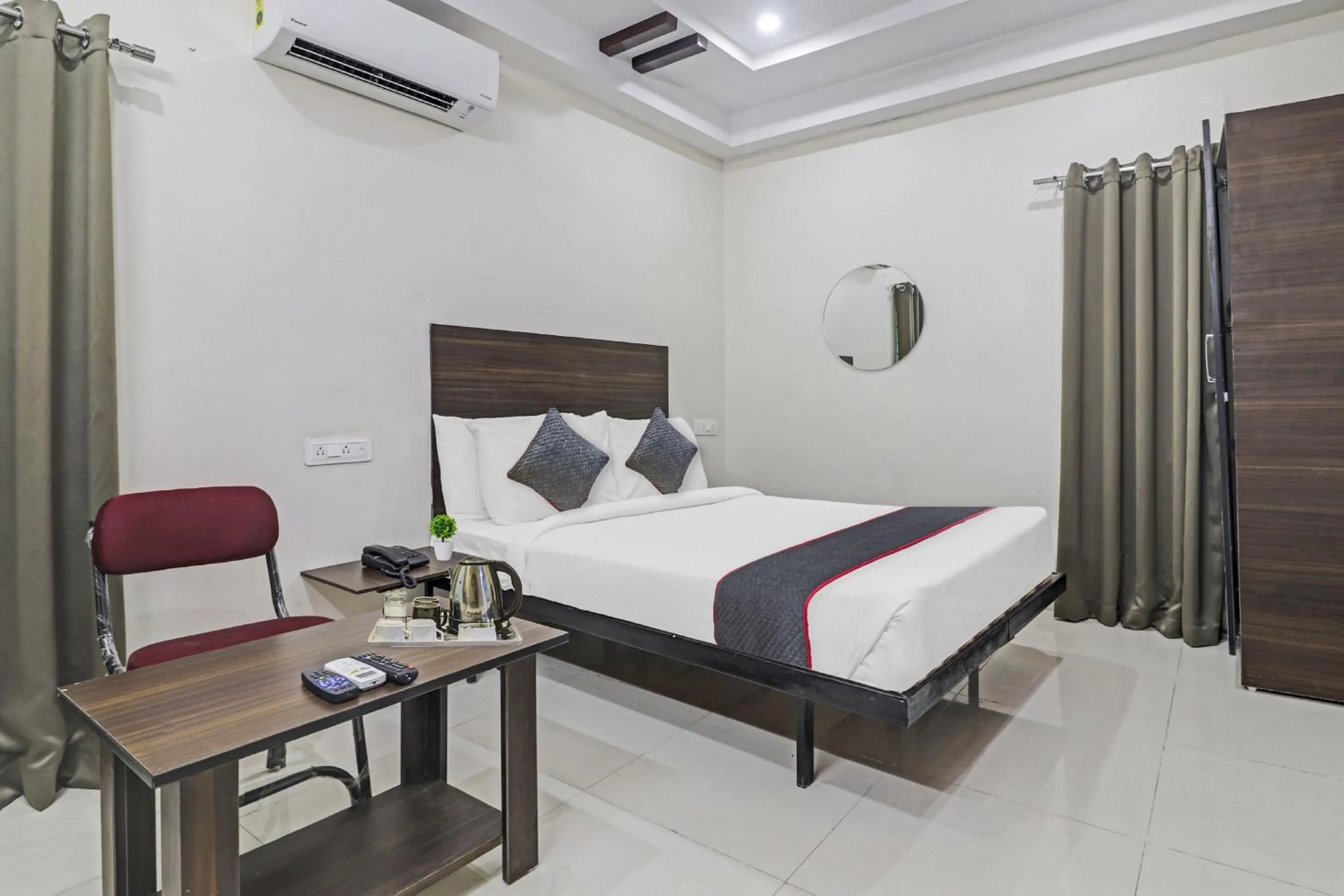 Bedroom, Bed in Collection O White House Near KIMS Kondapur