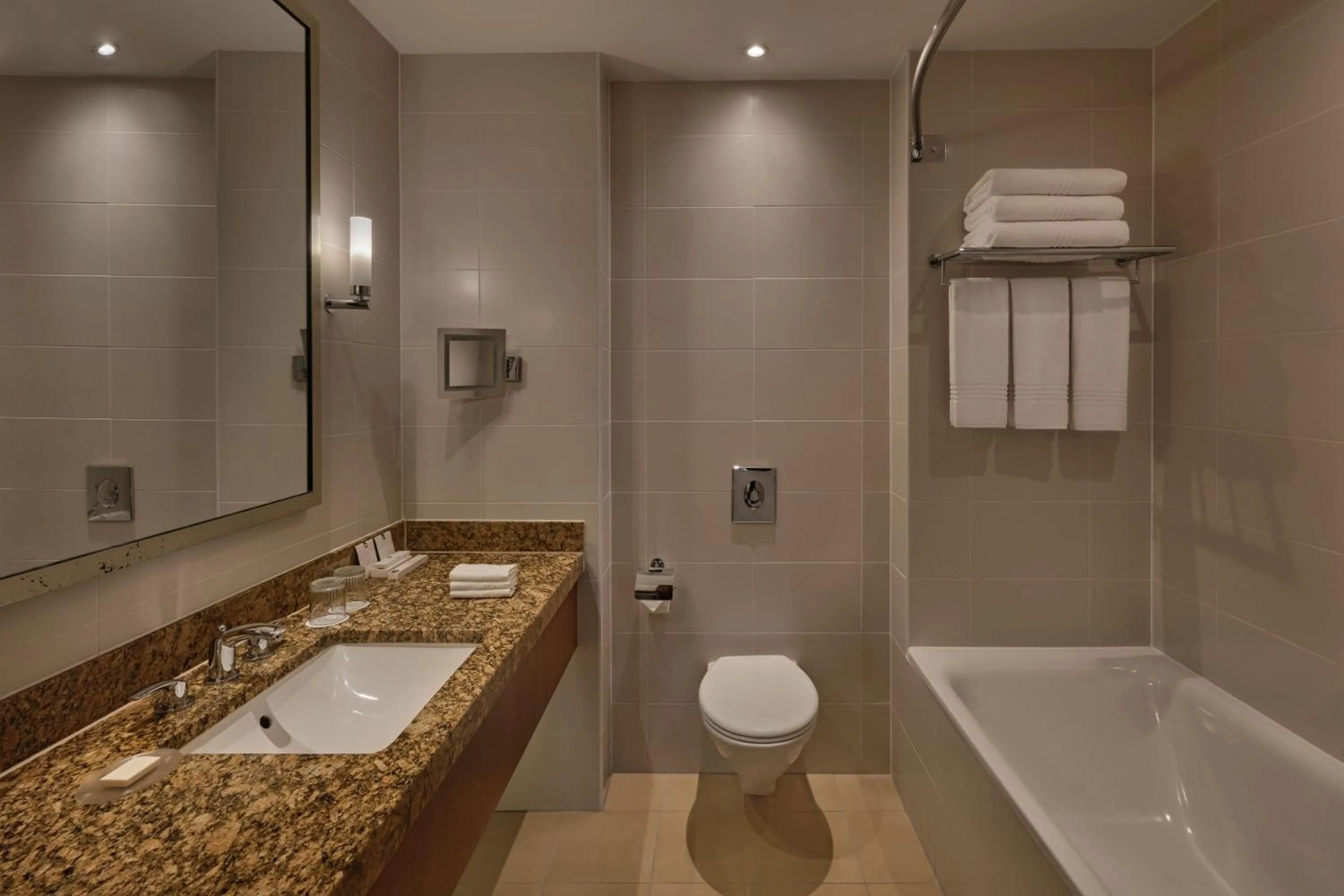 Bathroom in Budapest Marriott Hotel