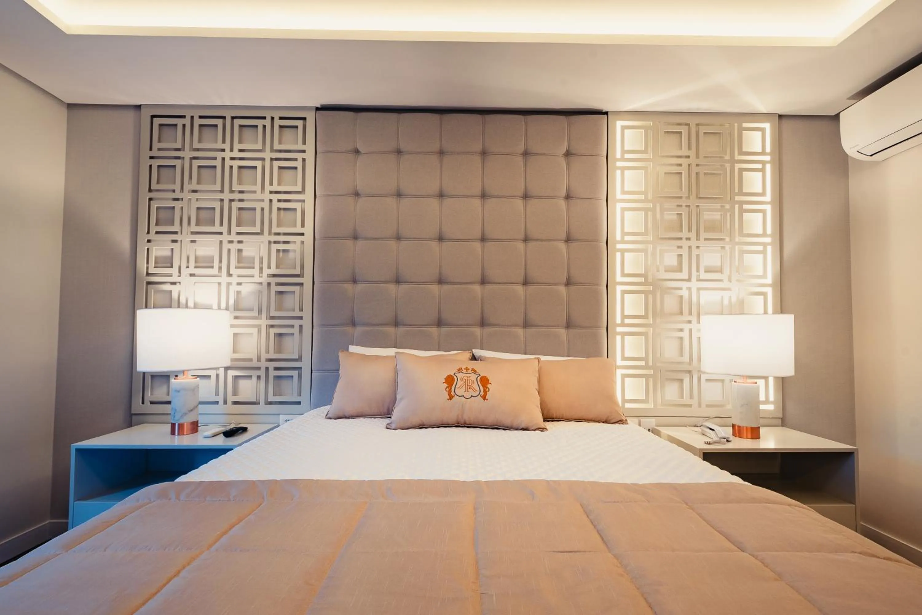 Bed in Hotel e Restaurante GIRATÓRIO RF Vision - A melhor vista 360 de Gramado