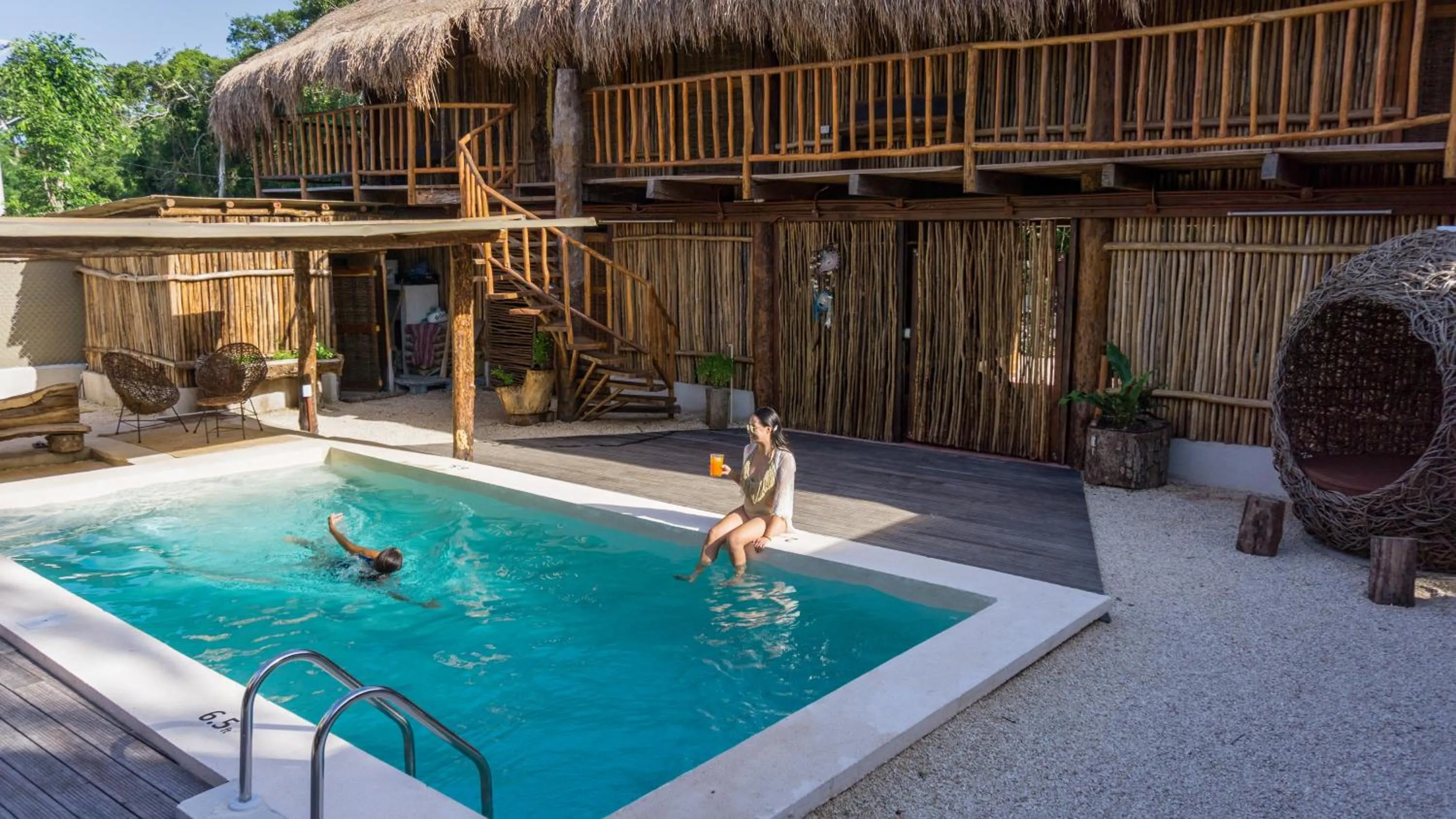 Swimming pool in Jungla y Estrellas