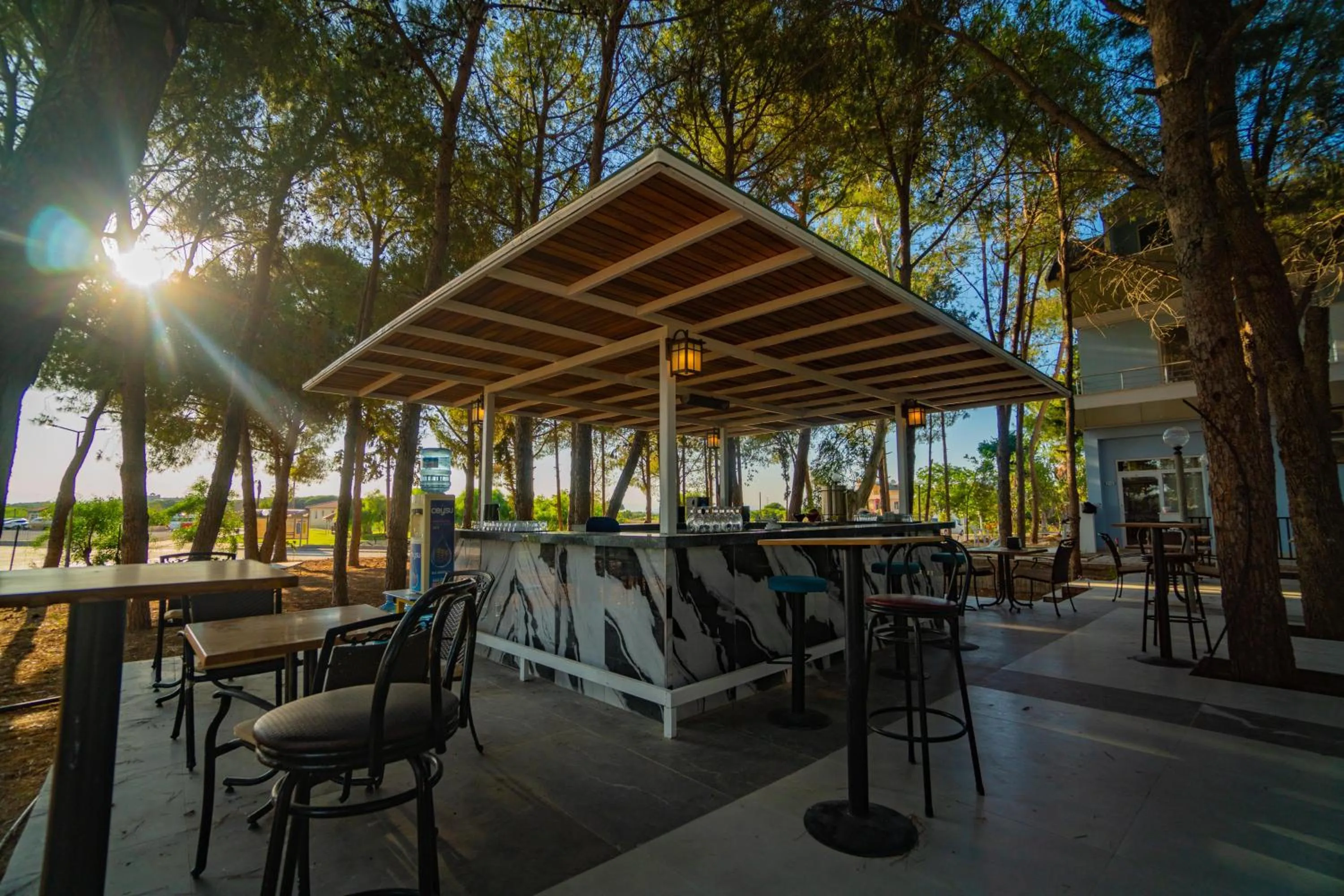 Patio in Prenses Sealine Beach Hotel