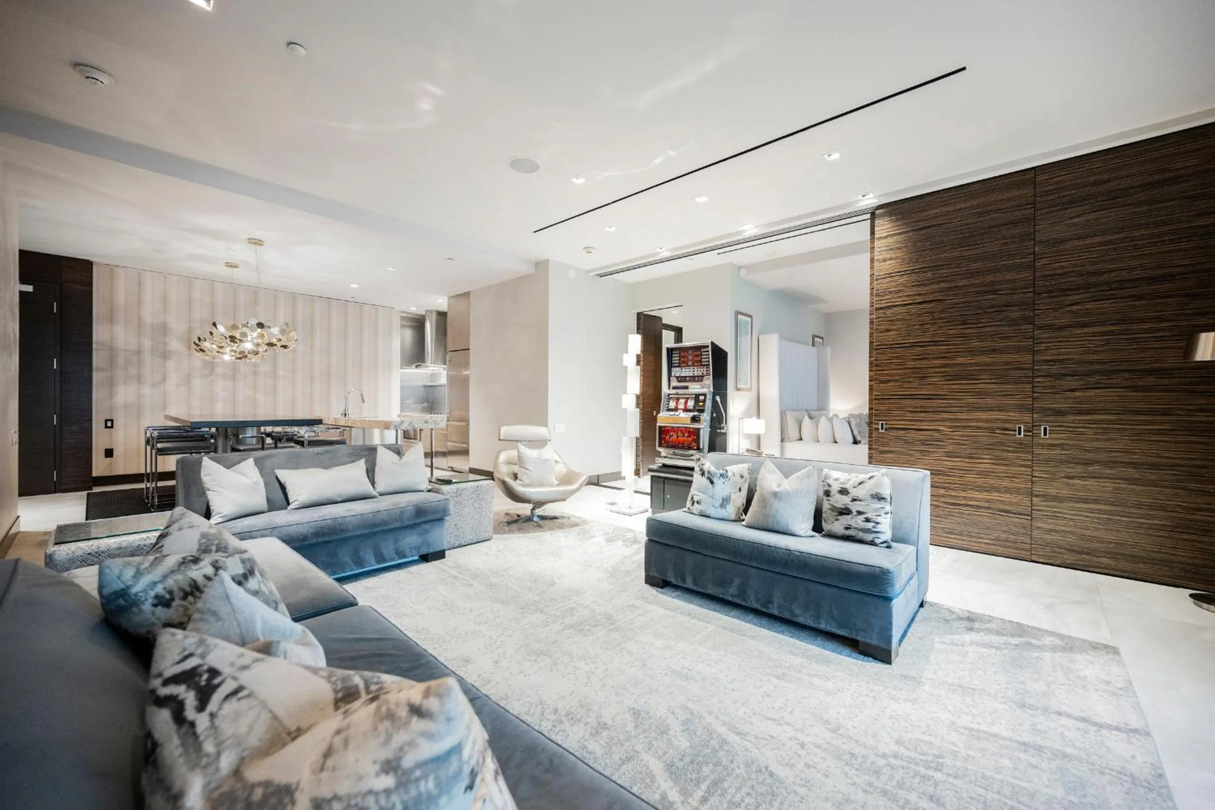 Living room in StripViewSuites at Palms Place