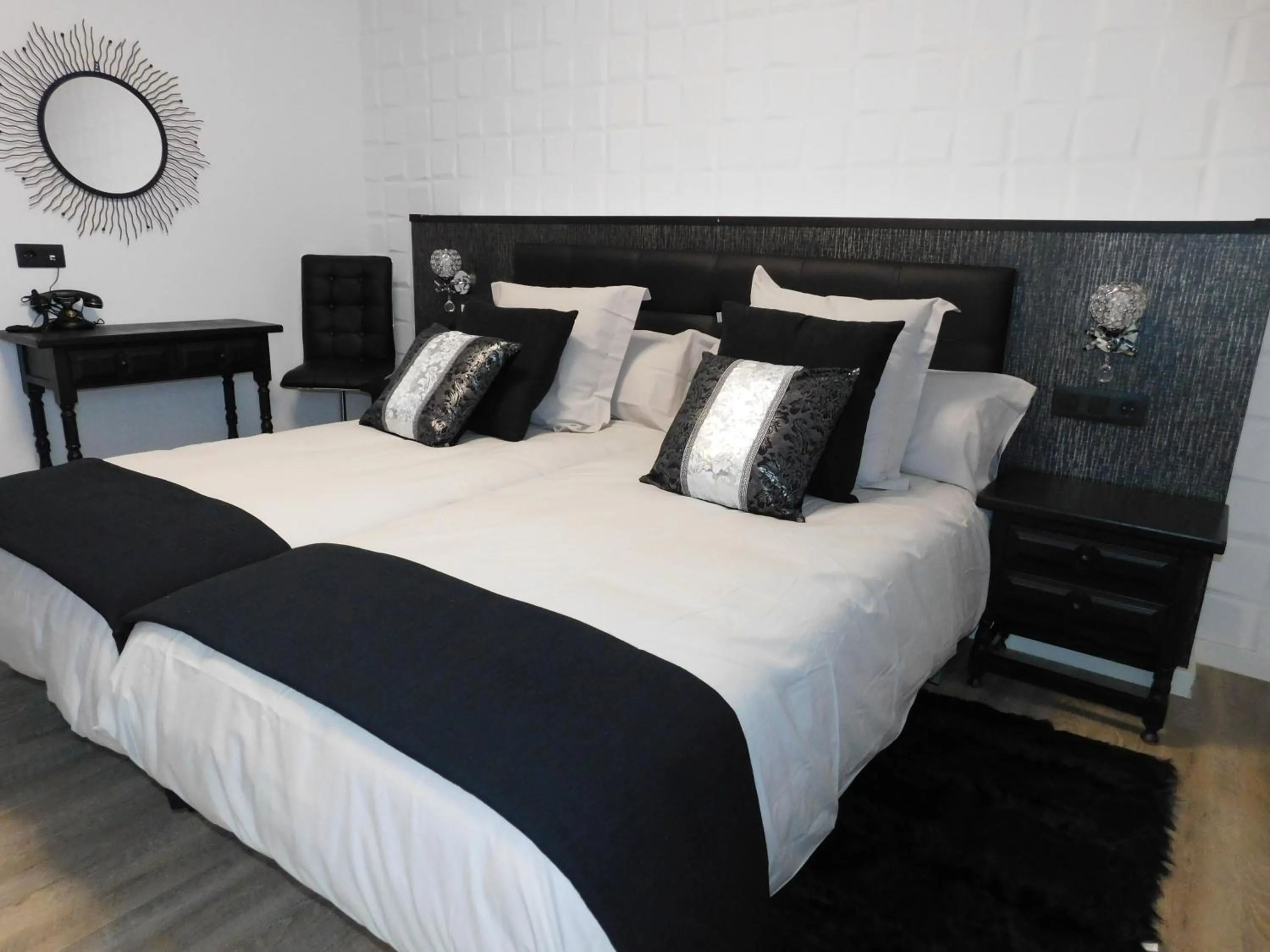 Bed in HOTEL TERRA GALEGA MEIGA