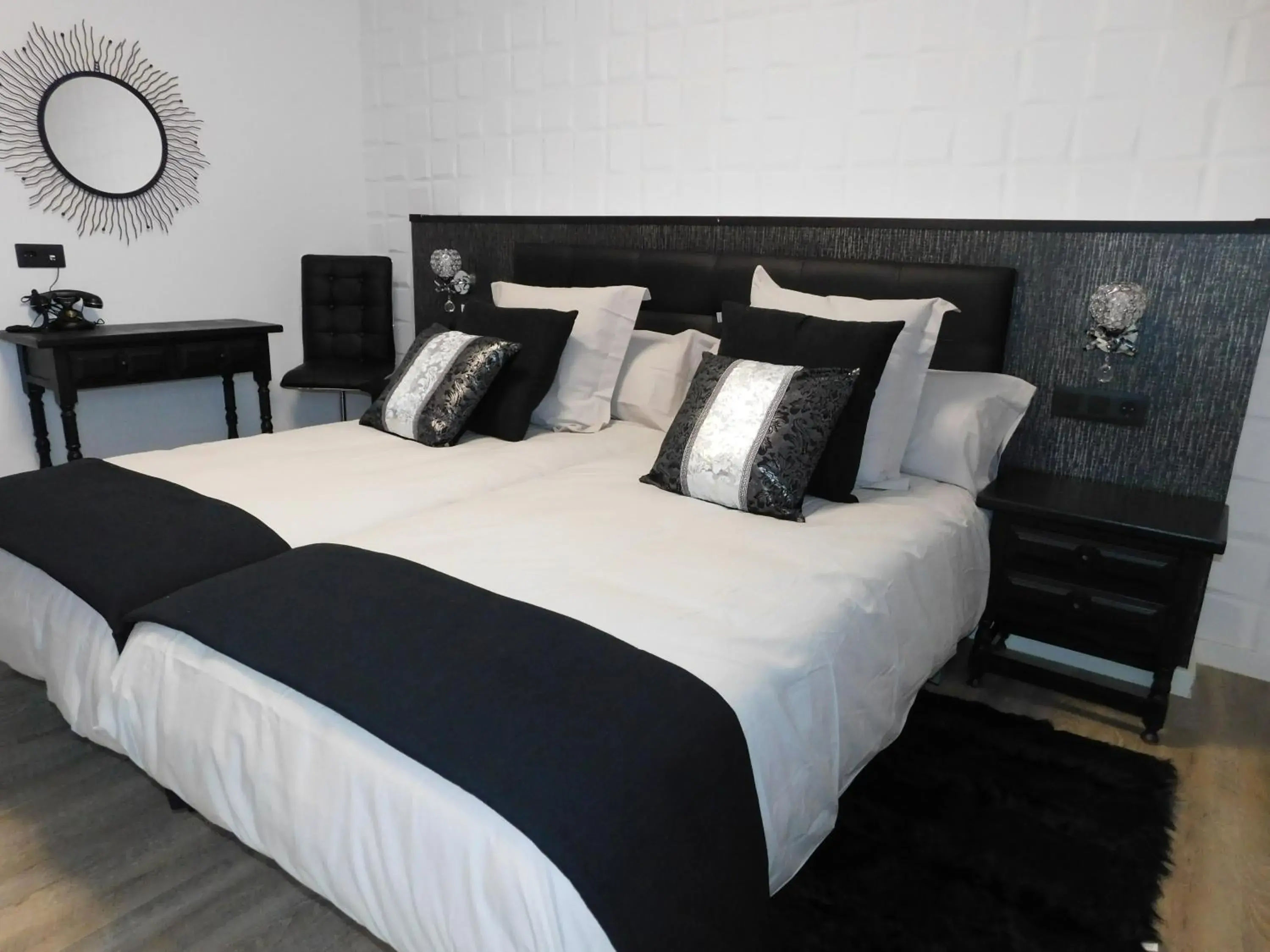 Deluxe Double Room with Two Double Beds in HOTEL TERRA GALEGA MEIGA Deluxe Double Room with Two Double Beds in HOTEL TERRA GALEGA MEIGA