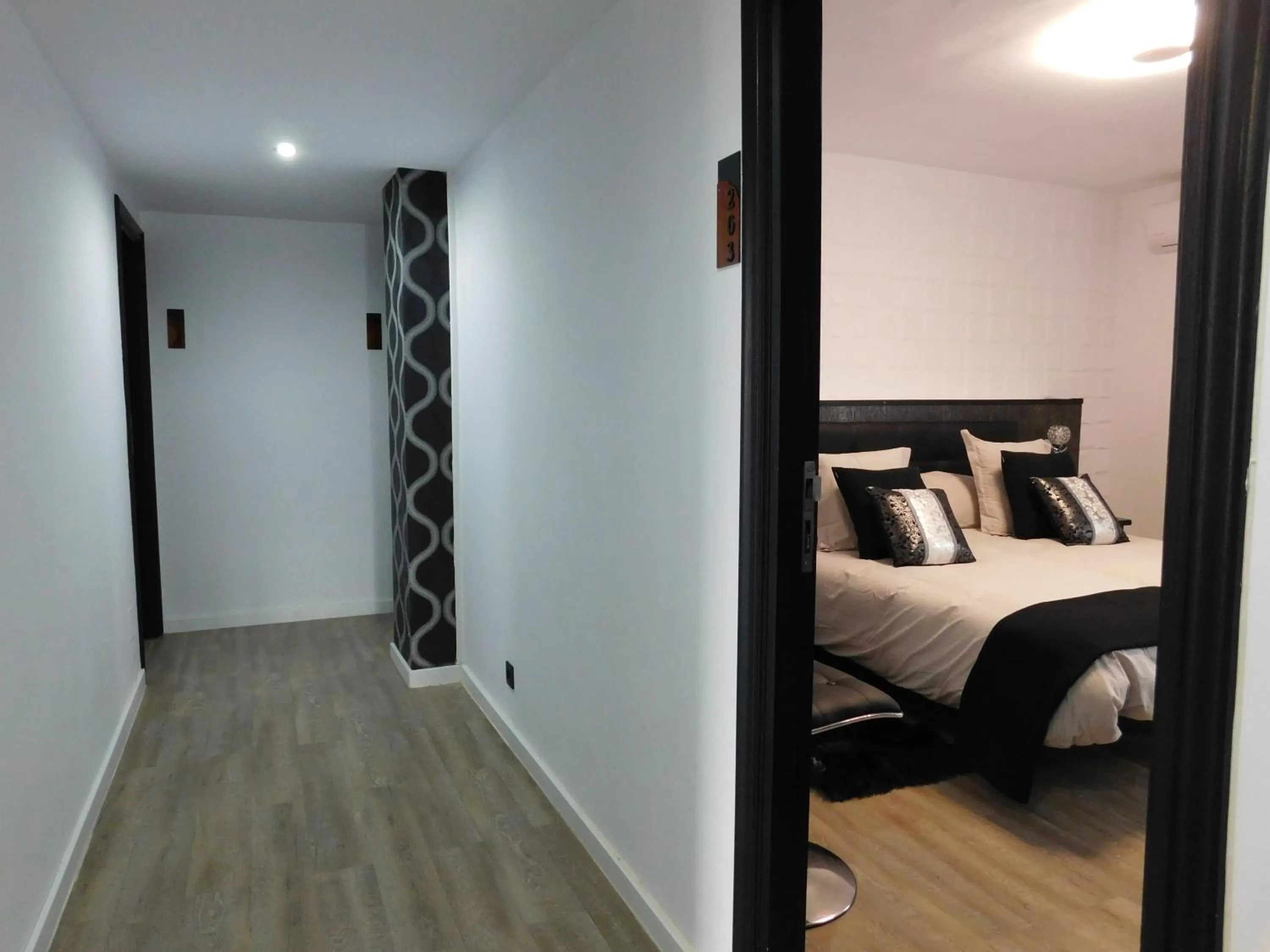 Property building, Bed in HOTEL TERRA GALEGA MEIGA