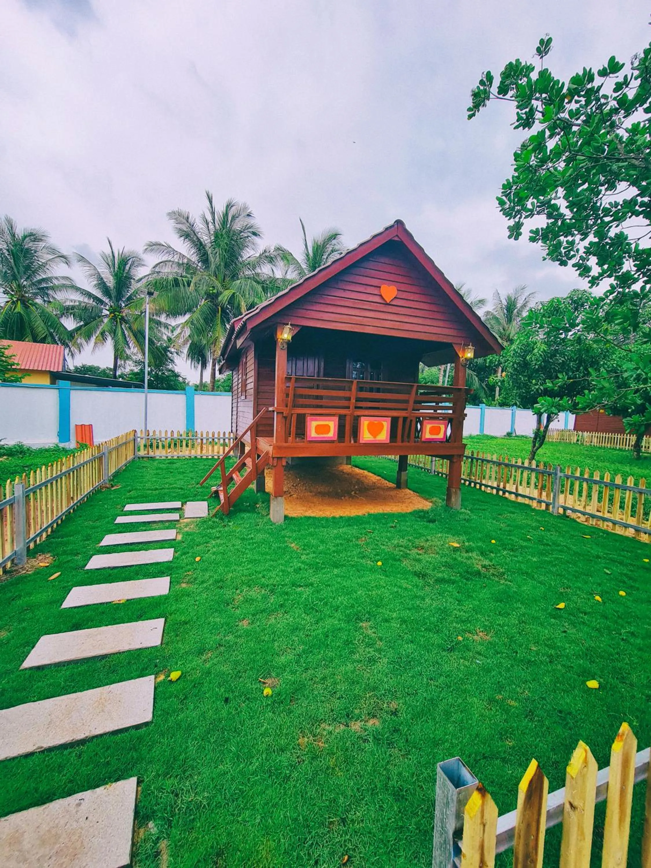 Garden in Damnak Borey Resort