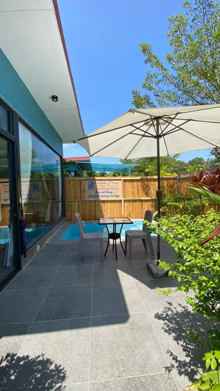 Pool view in Damnak Borey Resort