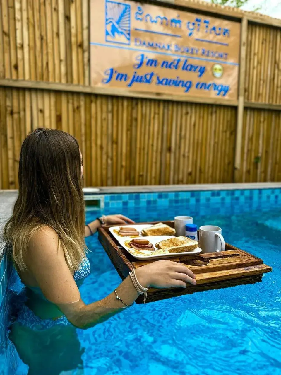 Breakfast in Damnak Borey Resort Breakfast in Damnak Borey Resort