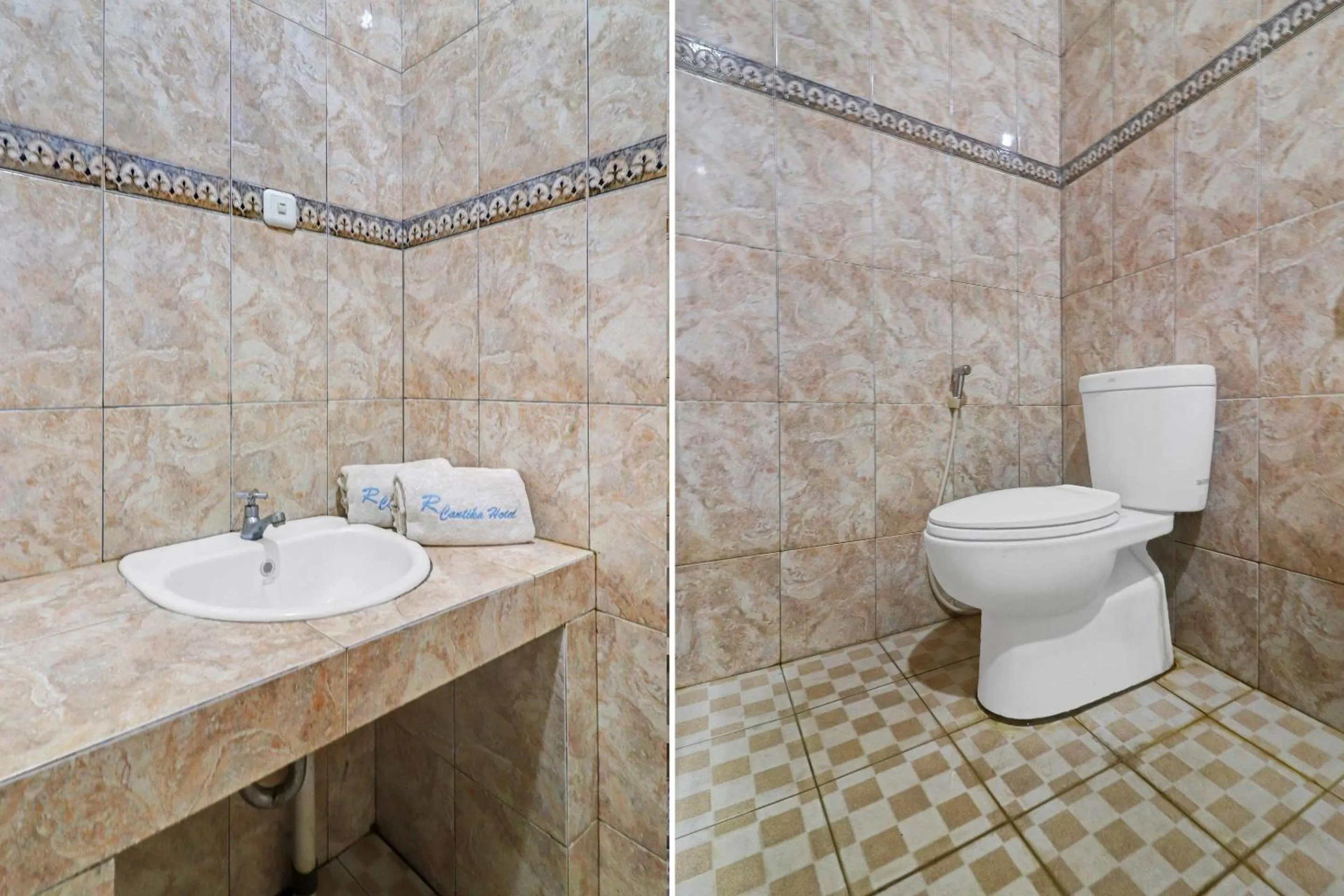 Bathroom in OYO Life 11350O Hotel R Cantika Syariah